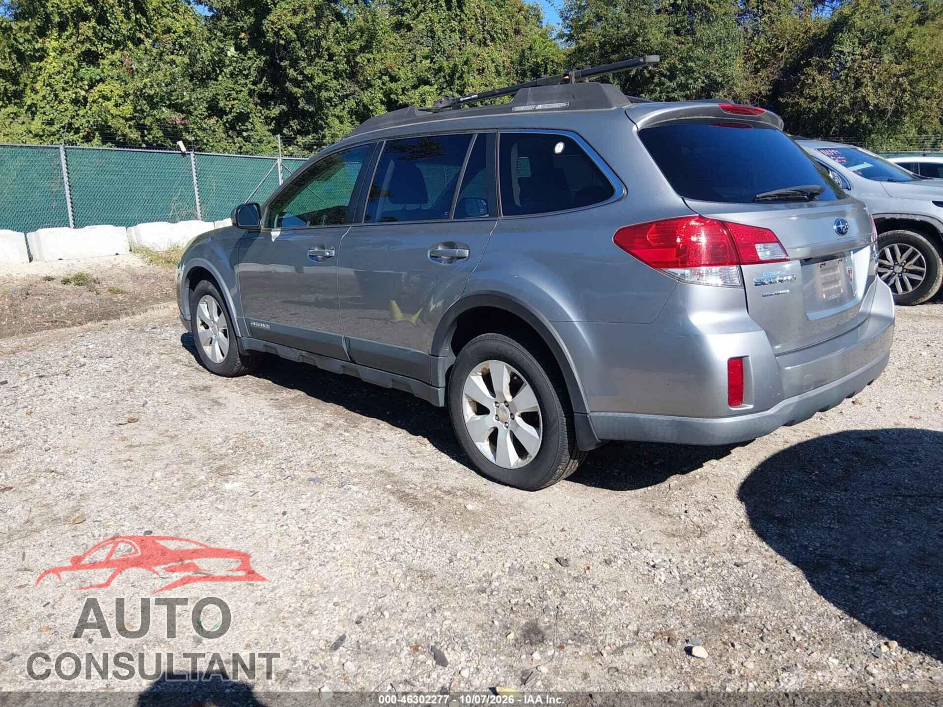 SUBARU OUTBACK 2011 - 4S4BRBGC8B3373777