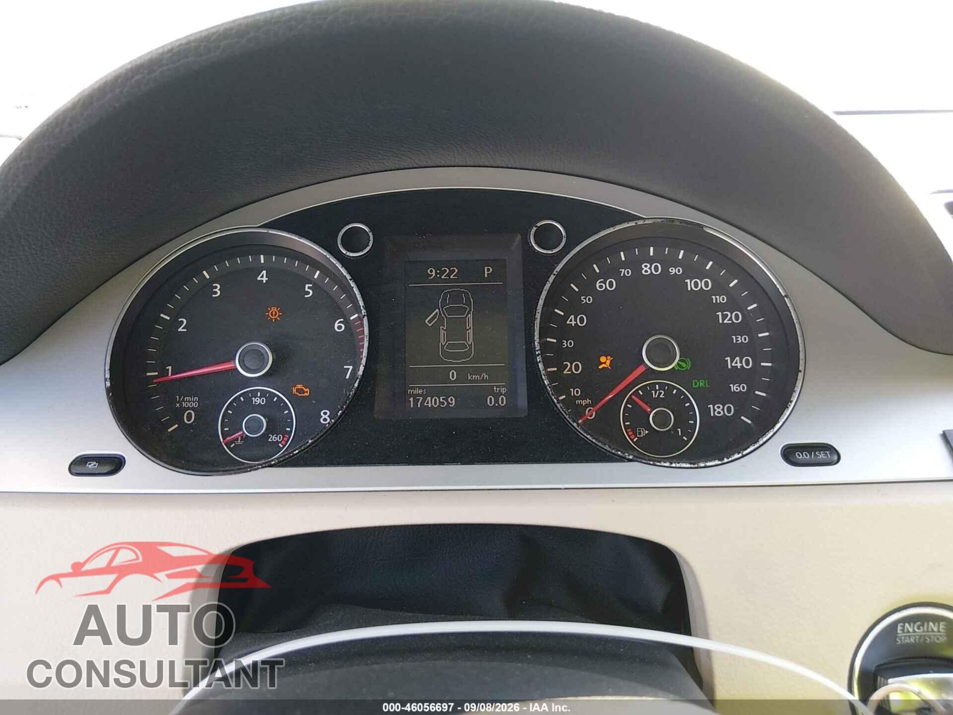 VOLKSWAGEN CC 2009 - WVWML73C19E551870