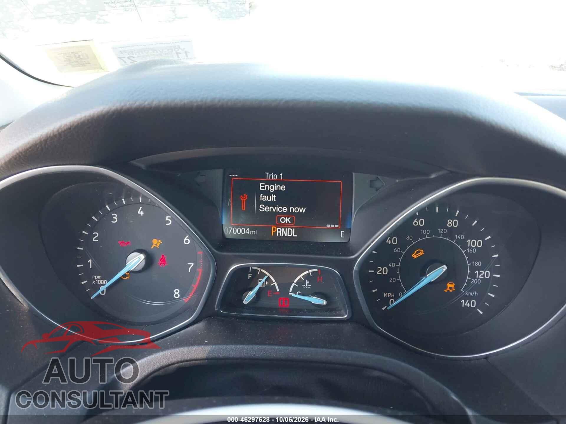 FORD FOCUS 2015 - 1FADP3F2XFL367038