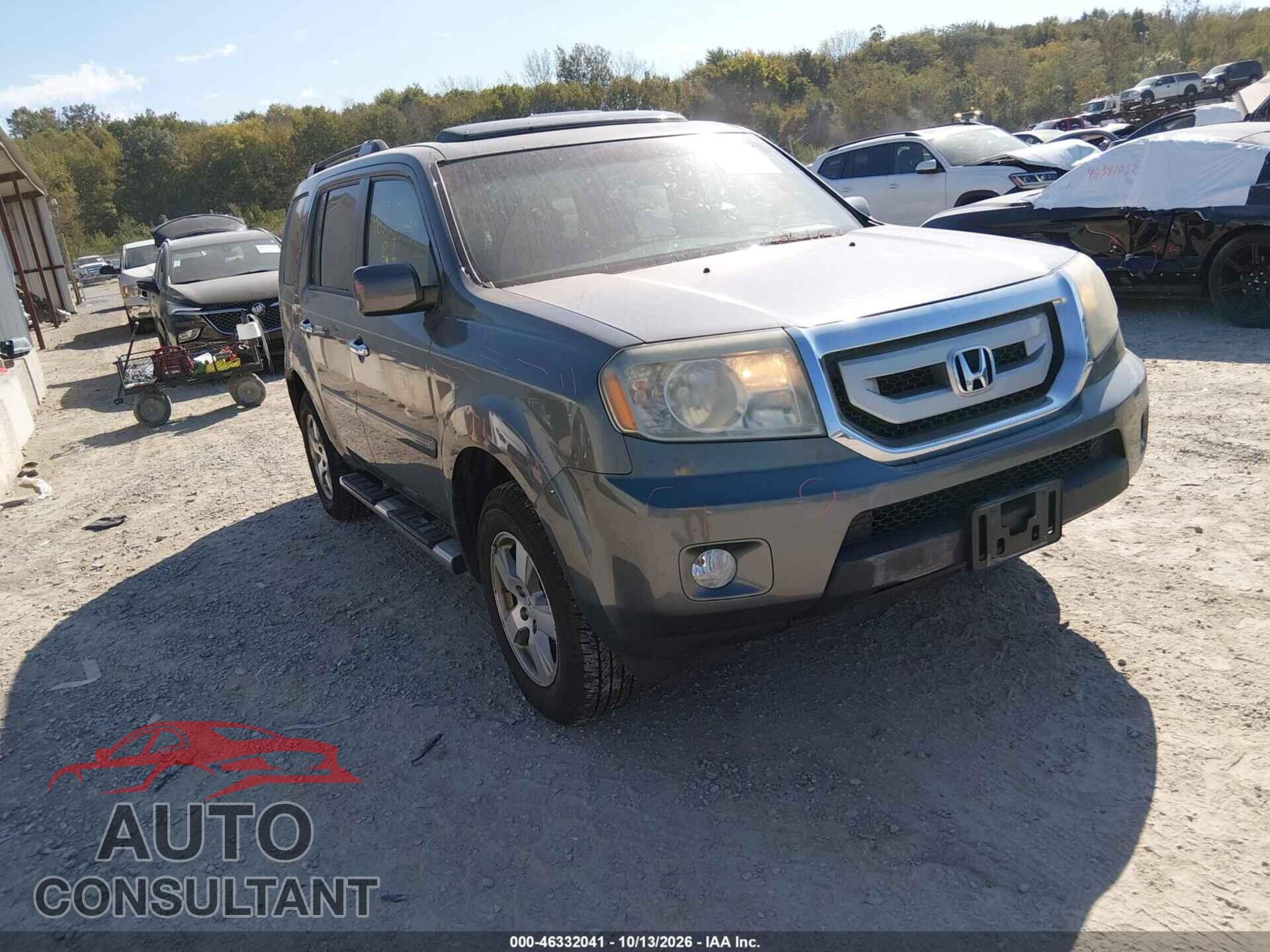 HONDA PILOT 2011 - 5FNYF3H56BB023046