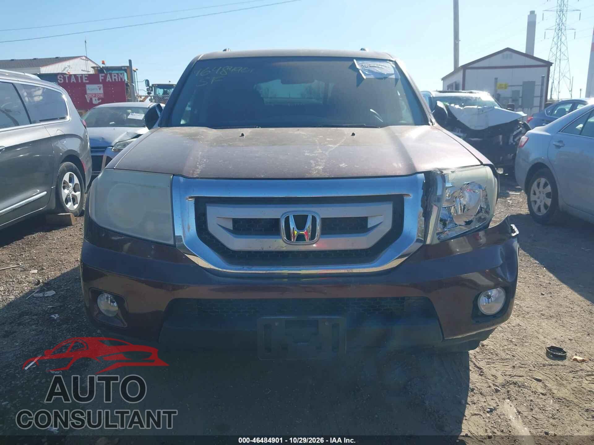 HONDA PILOT 2011 - 5FNYF4H48BB002812