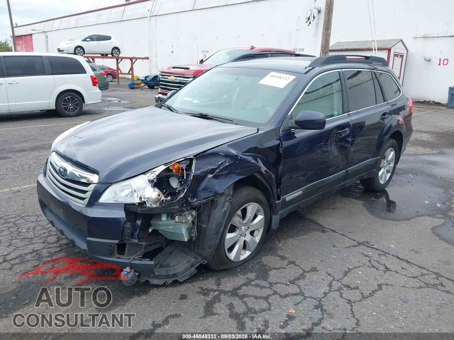 SUBARU OUTBACK 2012 - 4S4BRBFC0C3218479