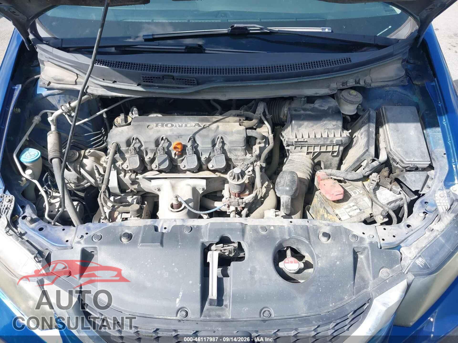 HONDA CIVIC 2013 - 19XFB2F87DE036858