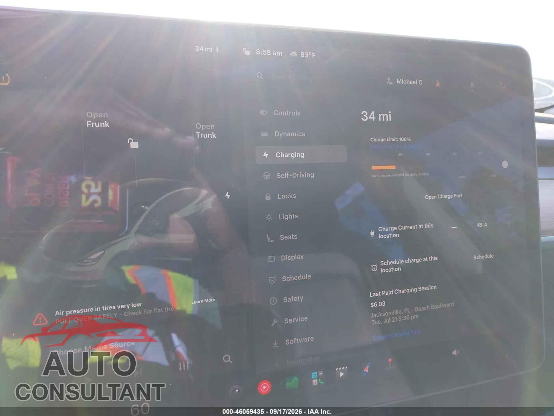TESLA MODEL 3 2021 - 5YJ3E1EA9MF086017