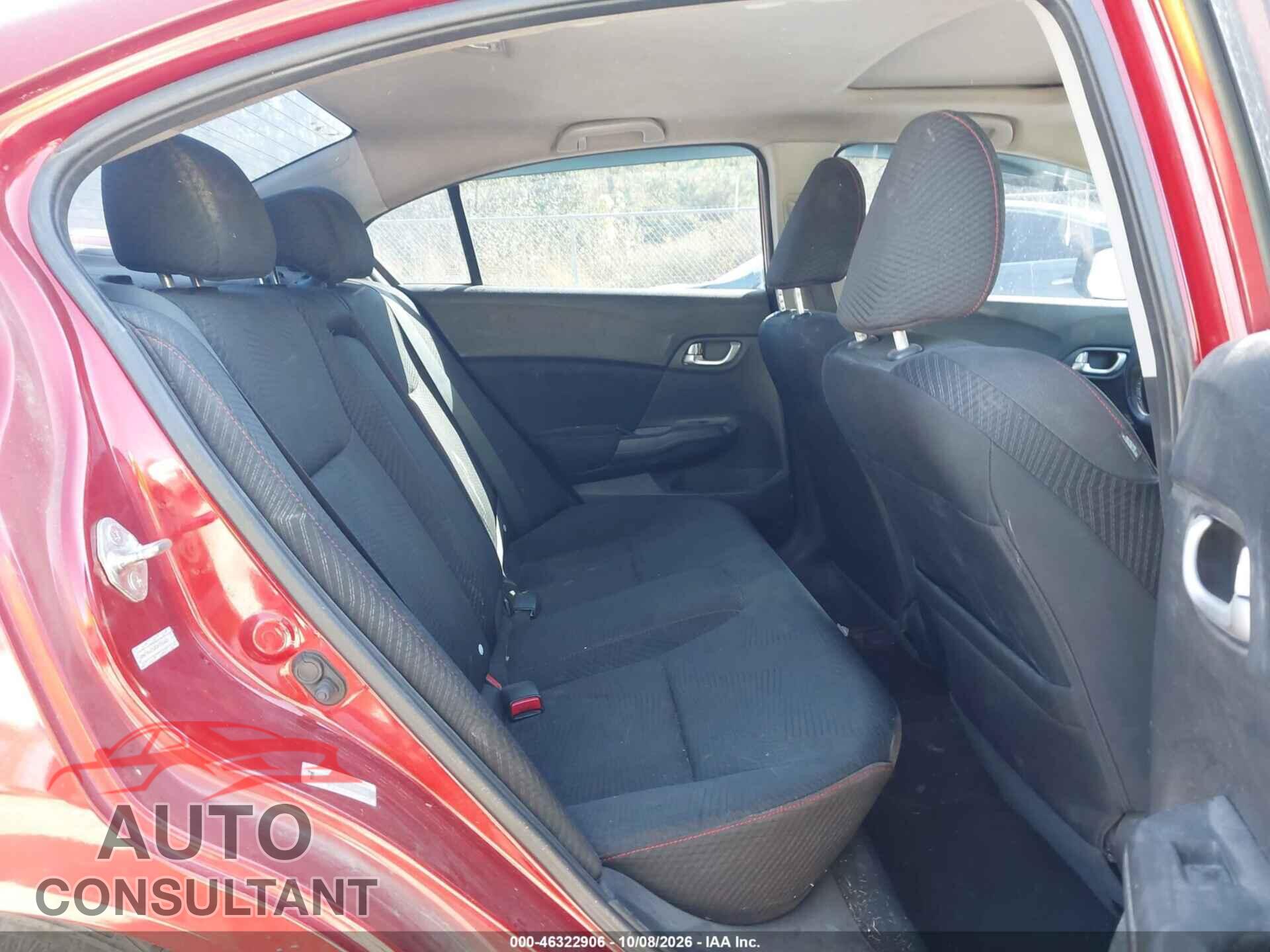HONDA CIVIC 2012 - 2HGFB6E52CH701281