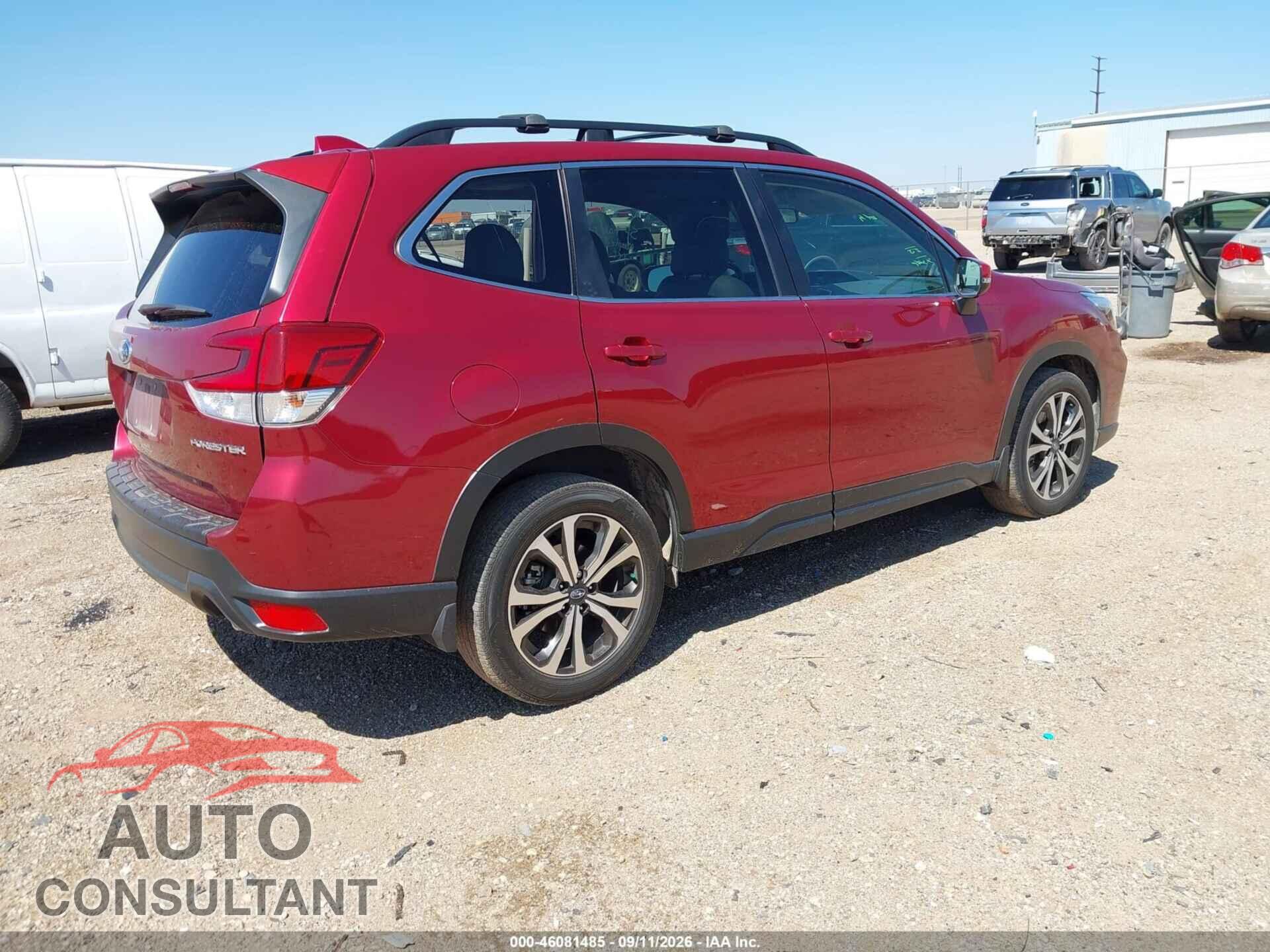 SUBARU FORESTER 2019 - JF2SKASC7KH490684