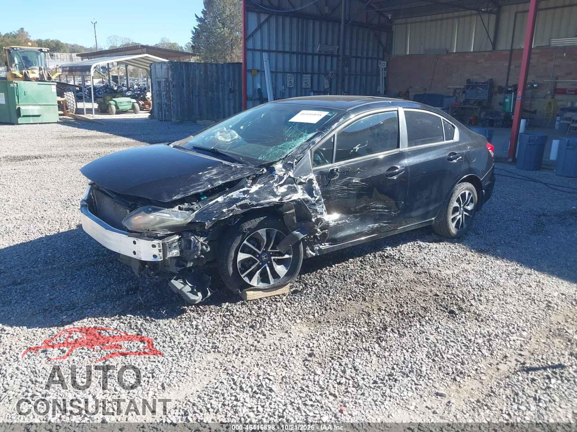HONDA CIVIC 2013 - 19XFB2F90DE023135