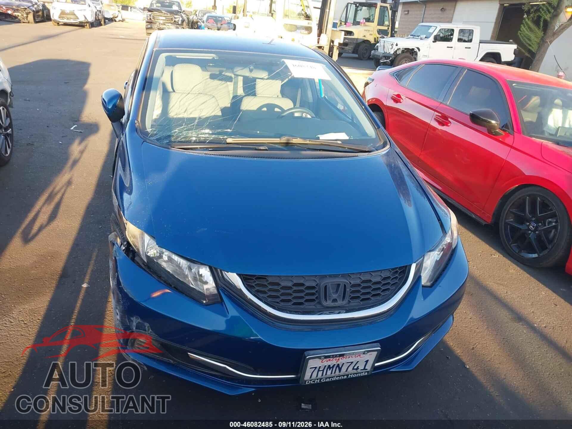 HONDA CIVIC 2014 - 19XFB2F54EE257826
