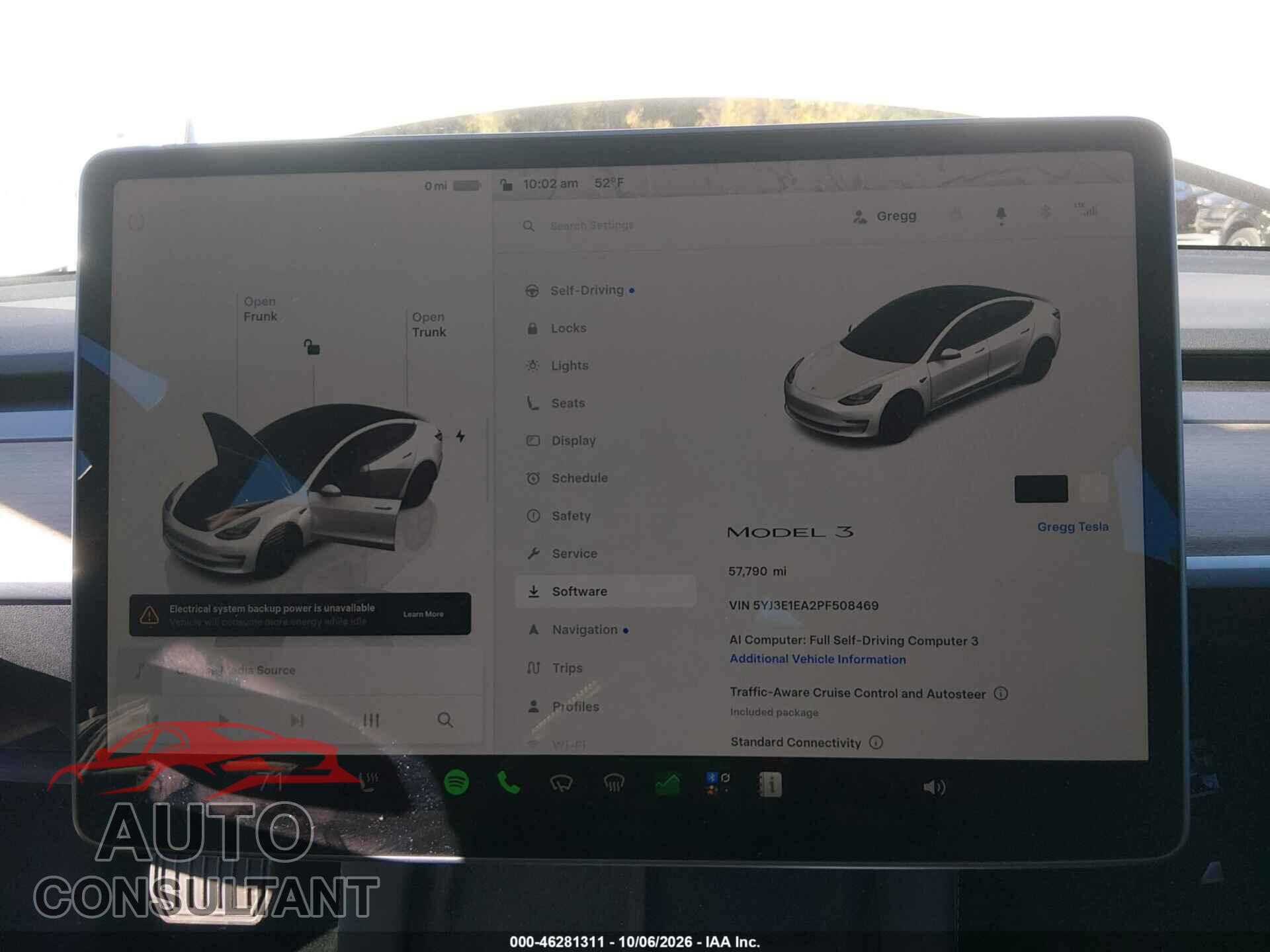 TESLA MODEL 3 2023 - 5YJ3E1EA2PF508469