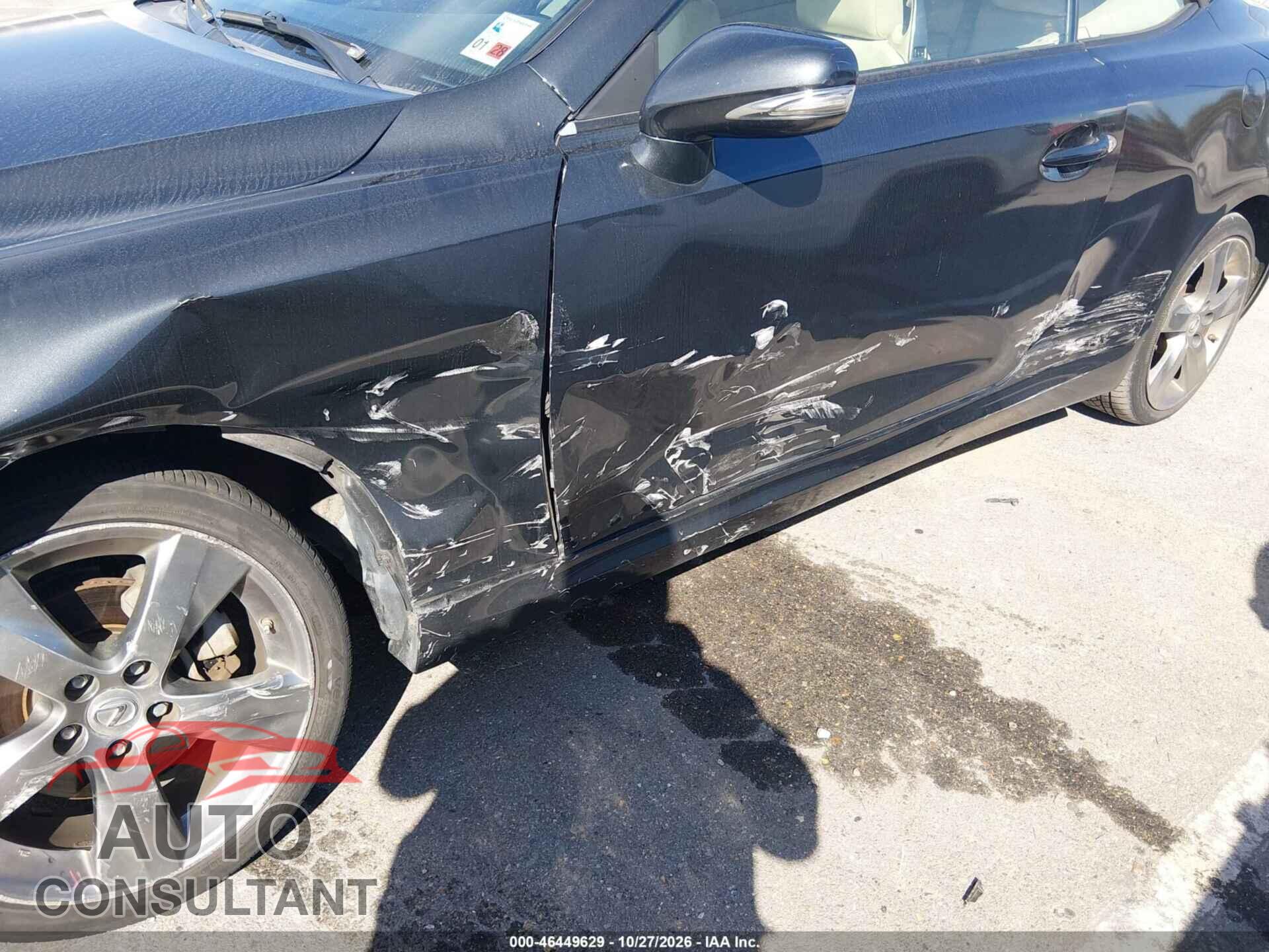 LEXUS IS 250C 2010 - JTHFF2C2XA2513990