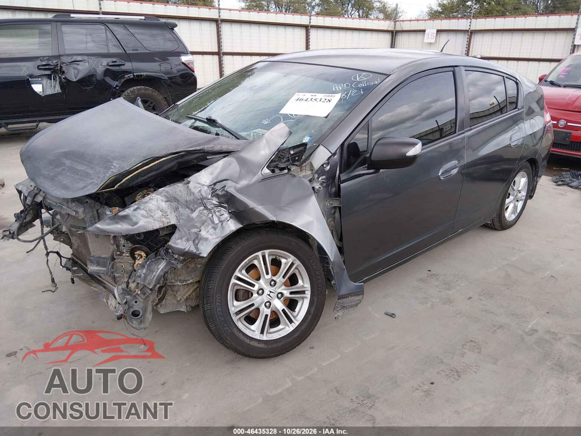 HONDA INSIGHT 2011 - JHMZE2H79BS002678