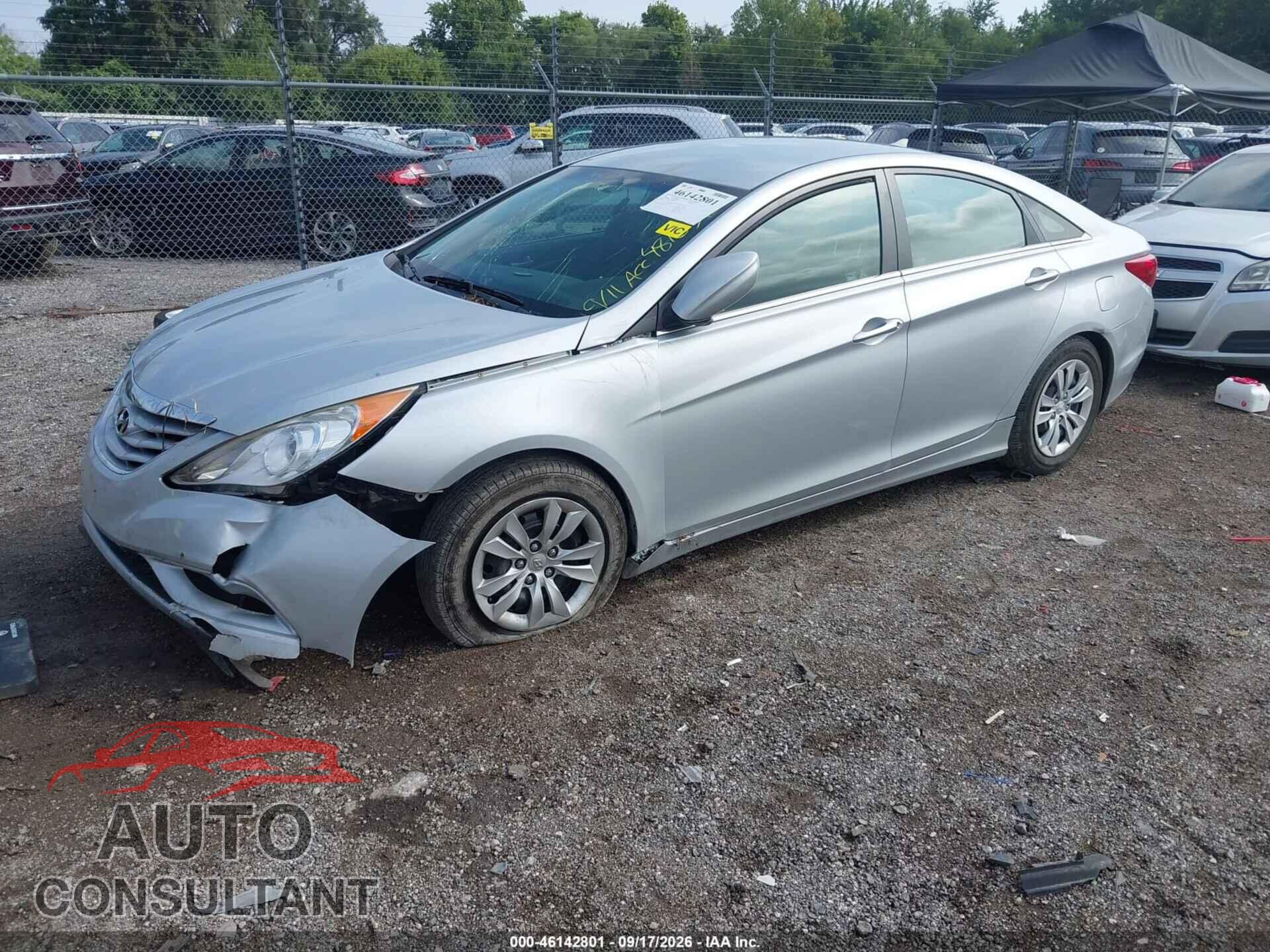 HYUNDAI SONATA 2012 - 5NPEB4AC5CH481631