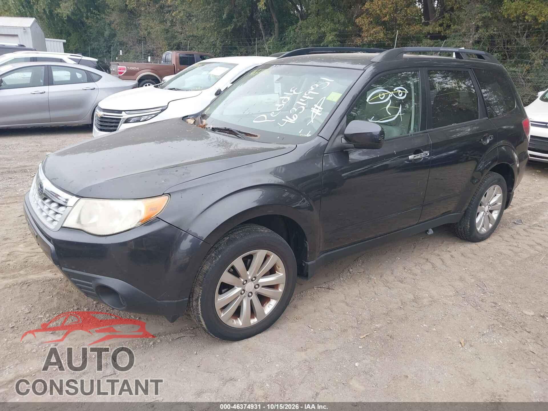 SUBARU FORESTER 2012 - JF2SHBDC8CH423613