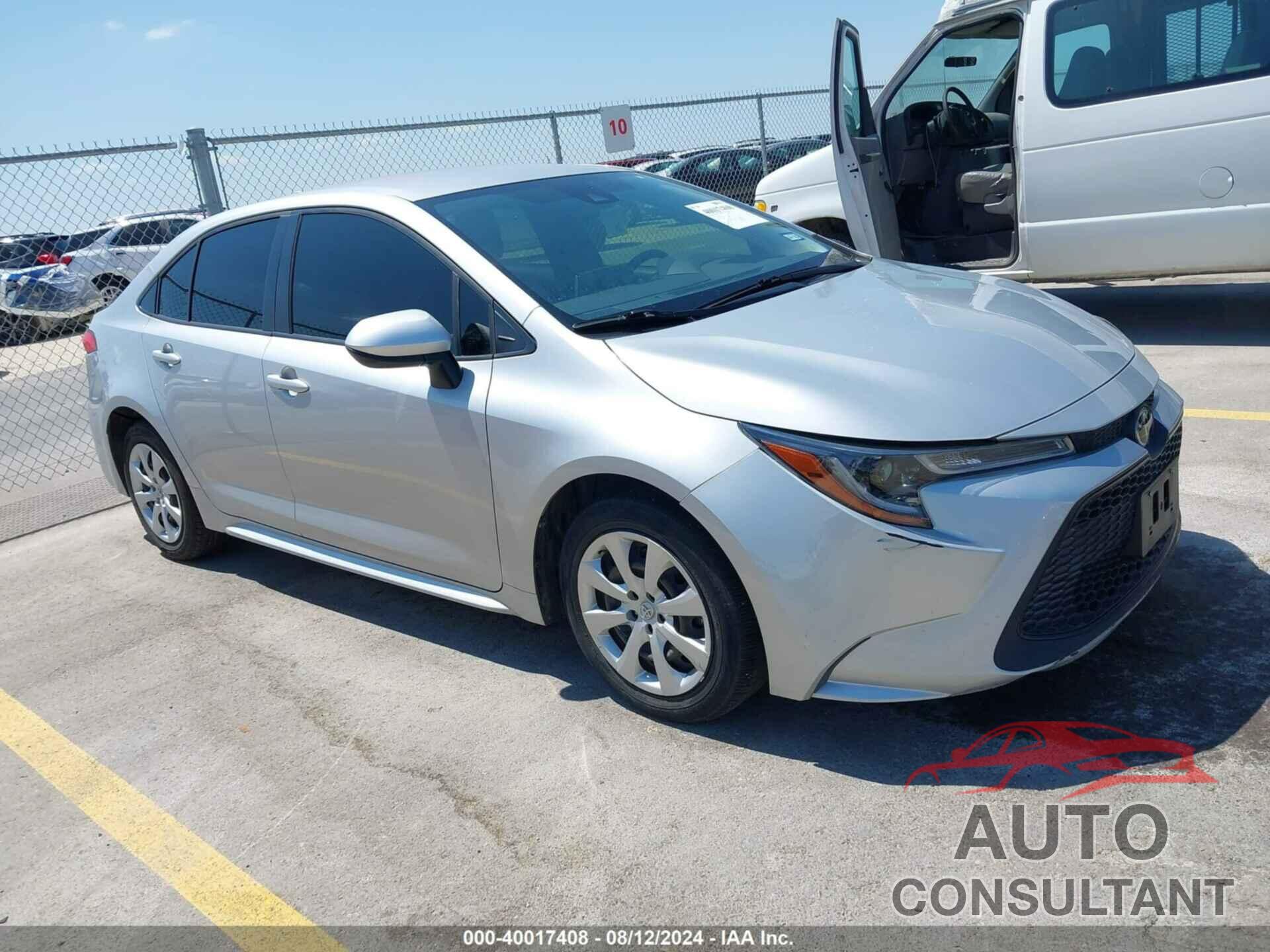 TOYOTA COROLLA 2020 - JTDEPRAE9LJ114724