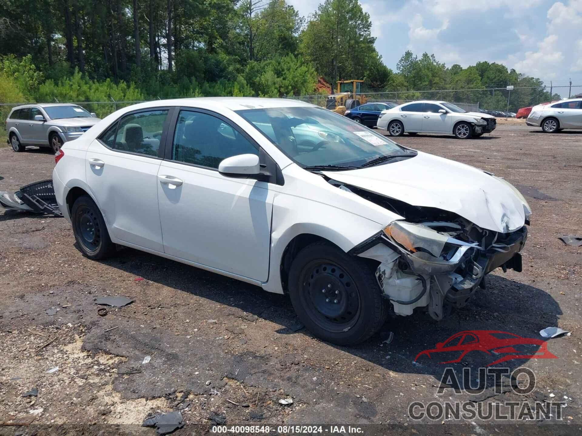 TOYOTA COROLLA 2016 - 5YFBURHE0GP370785