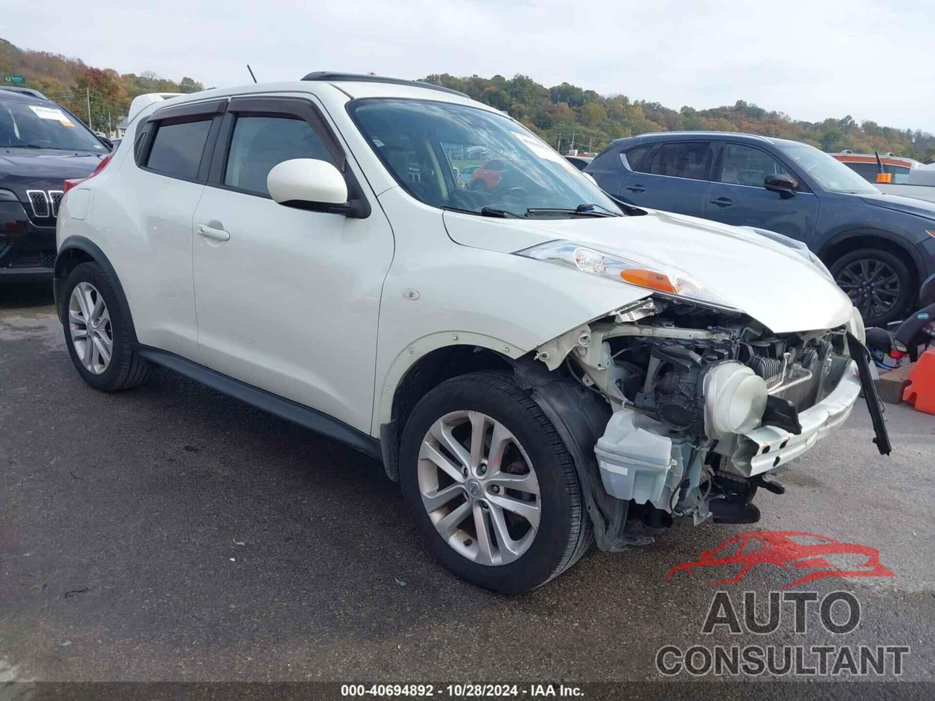 NISSAN JUKE 2012 - JN8AF5MVXCT119221