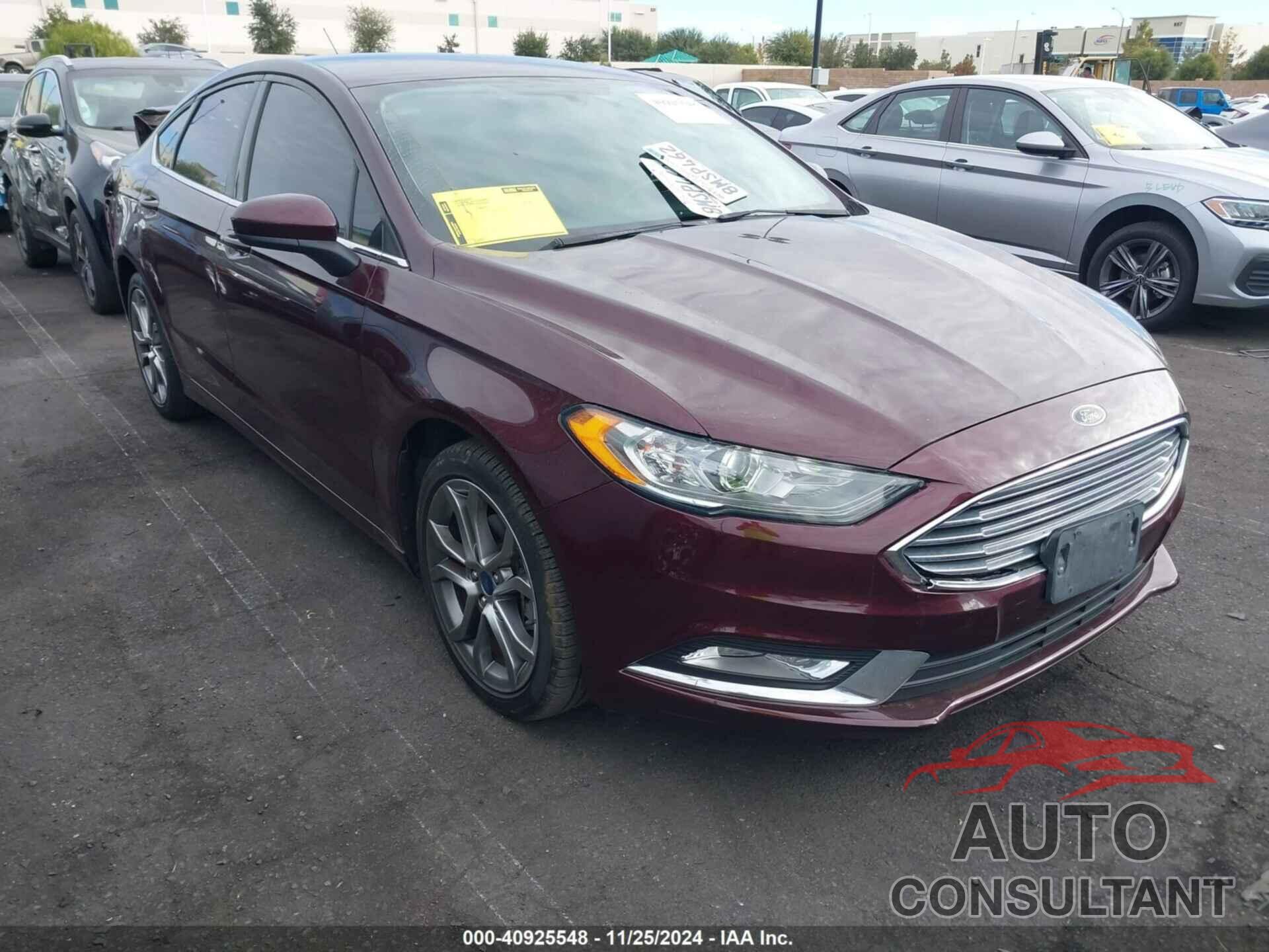 FORD FUSION 2017 - 3FA6P0HD9HR393169