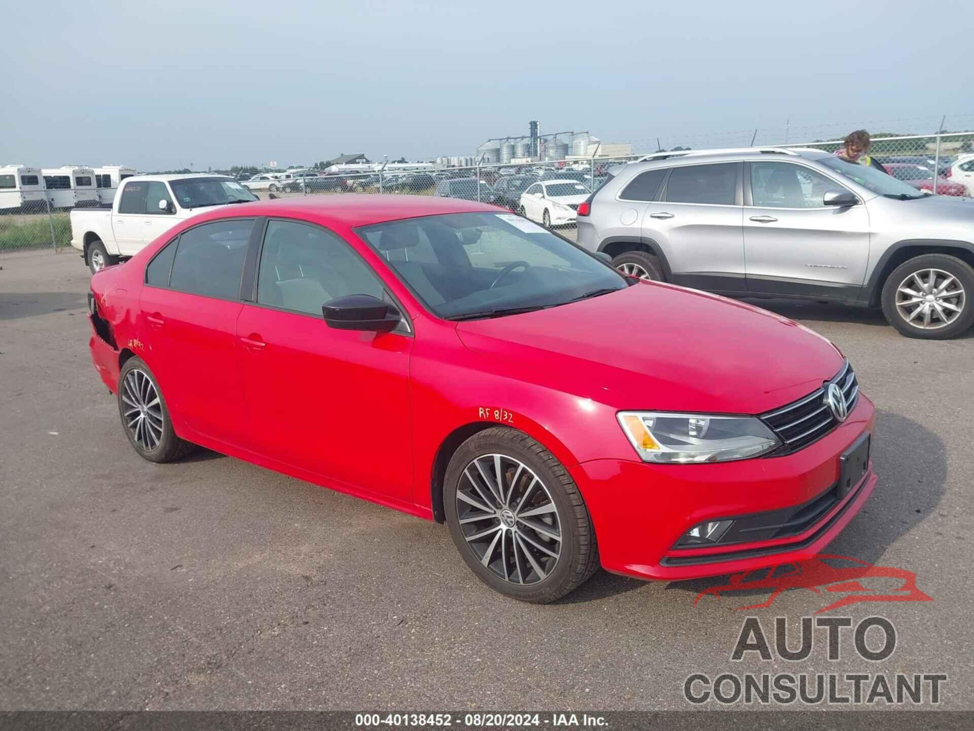 VOLKSWAGEN JETTA 2016 - 3VWB17AJ8GM247261