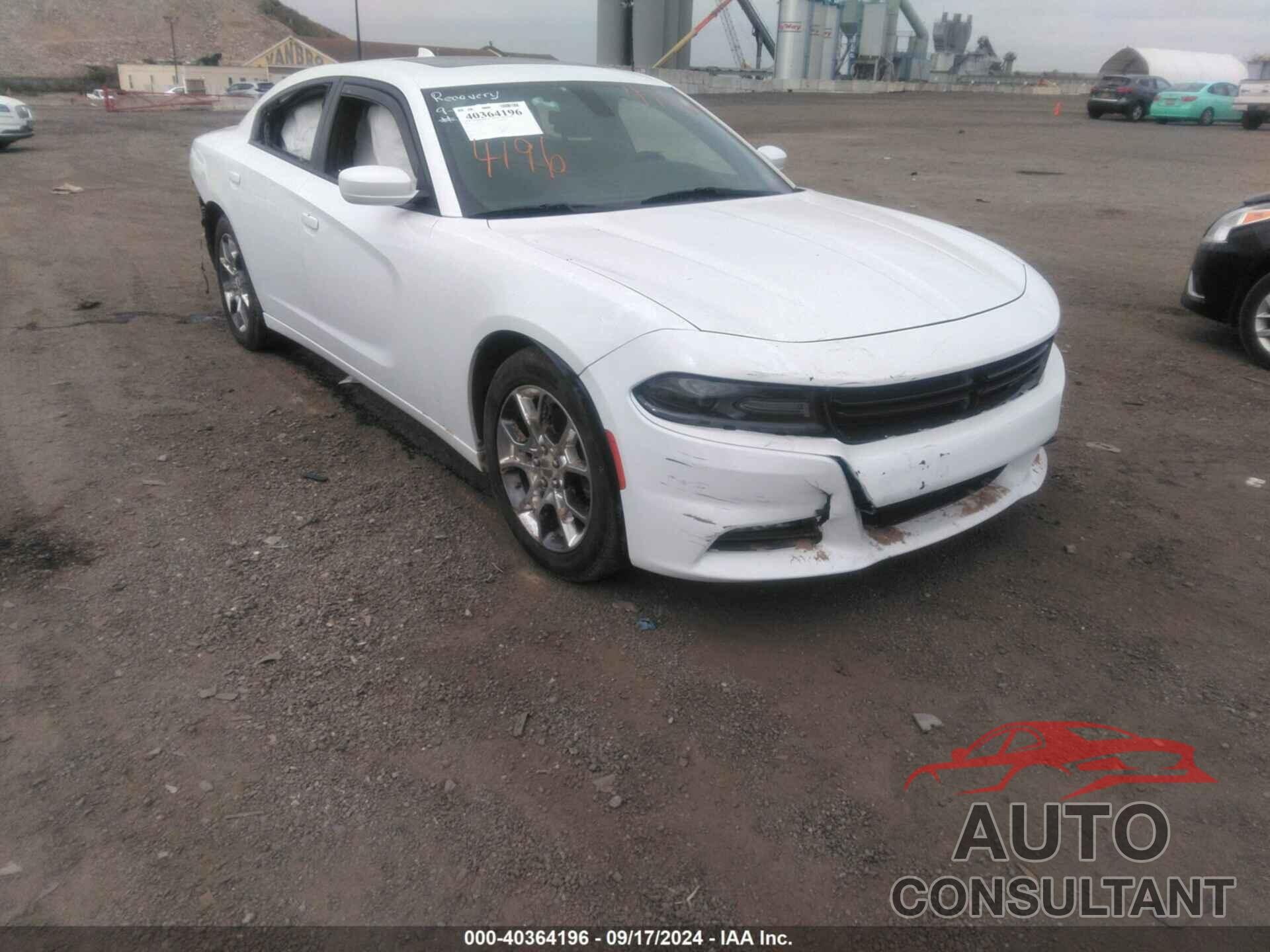 DODGE CHARGER 2016 - 2C3CDXJG4GH252236