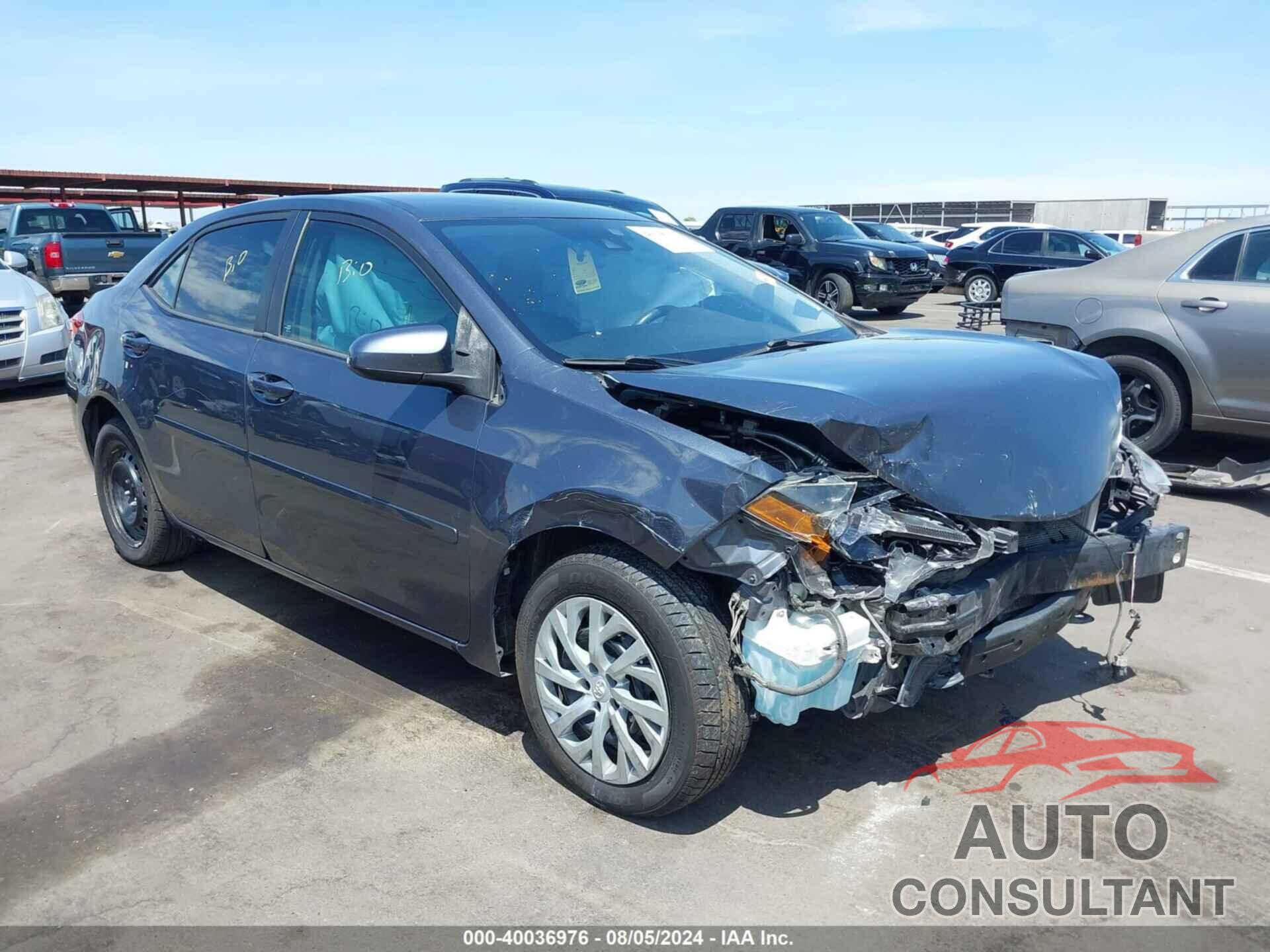 TOYOTA COROLLA 2017 - 2T1BURHE6HC840058