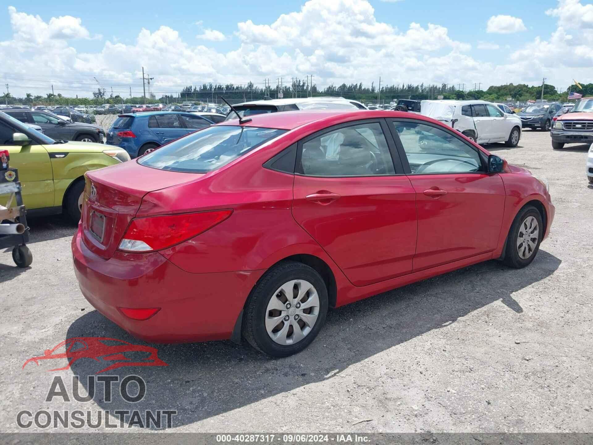 HYUNDAI ACCENT 2016 - KMHCT4AE3GU158465