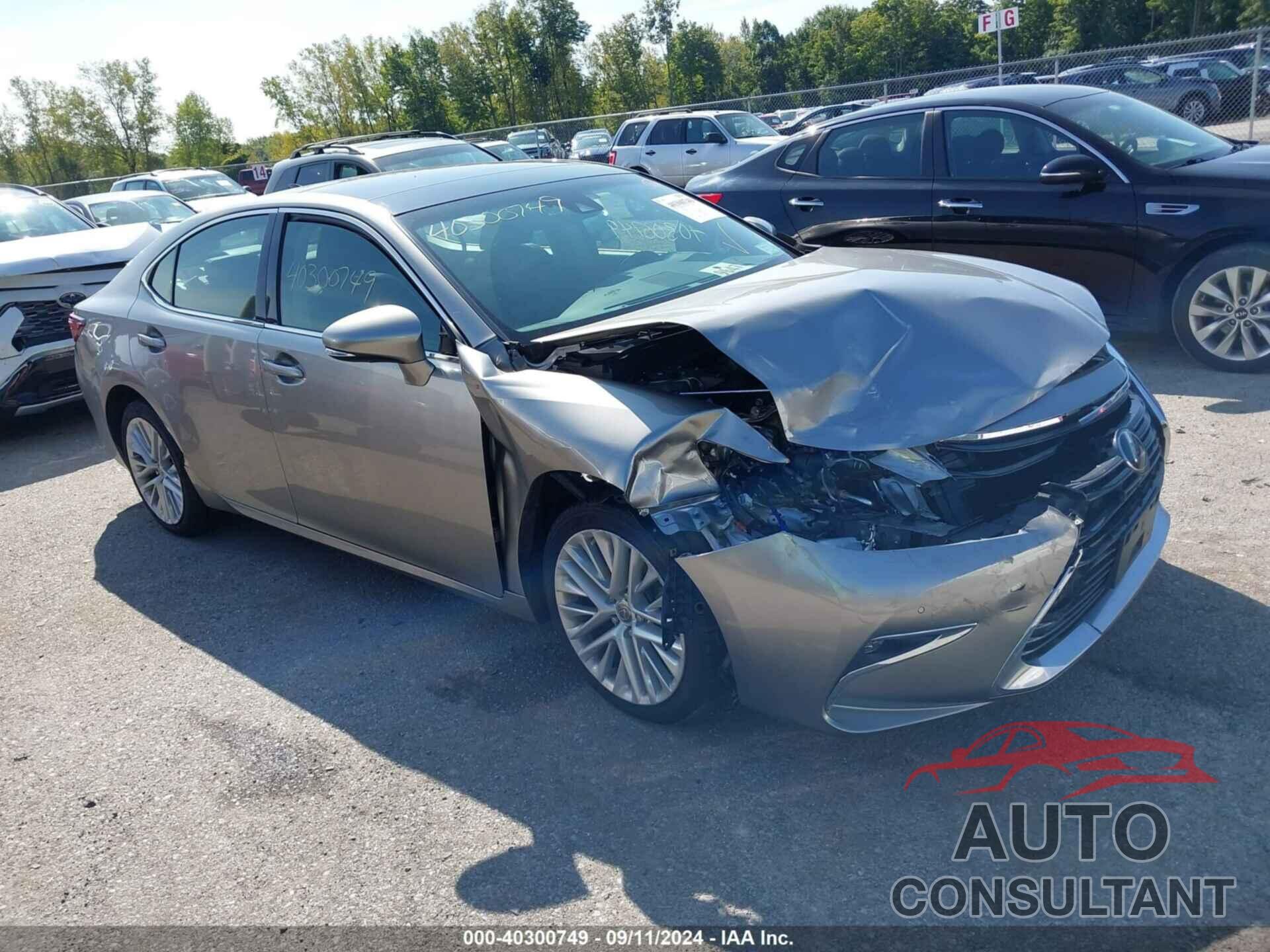 LEXUS ES 350 2018 - 58ABK1GG1JU091113