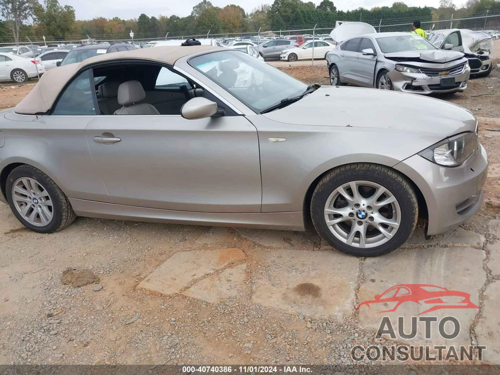 BMW 128I 2009 - WBAUL73579VJ75268