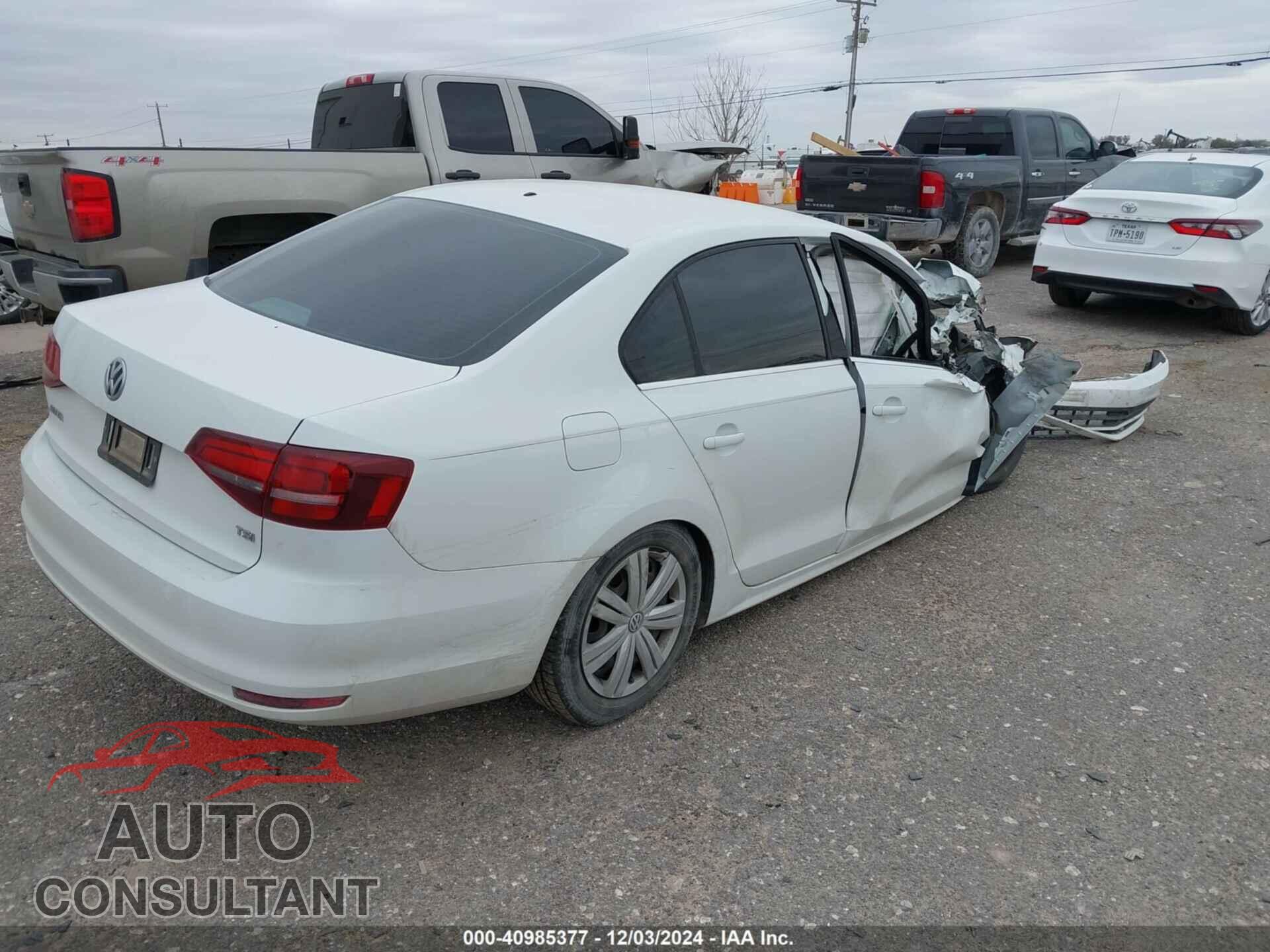 VOLKSWAGEN JETTA 2017 - 3VW2B7AJ0HM294993