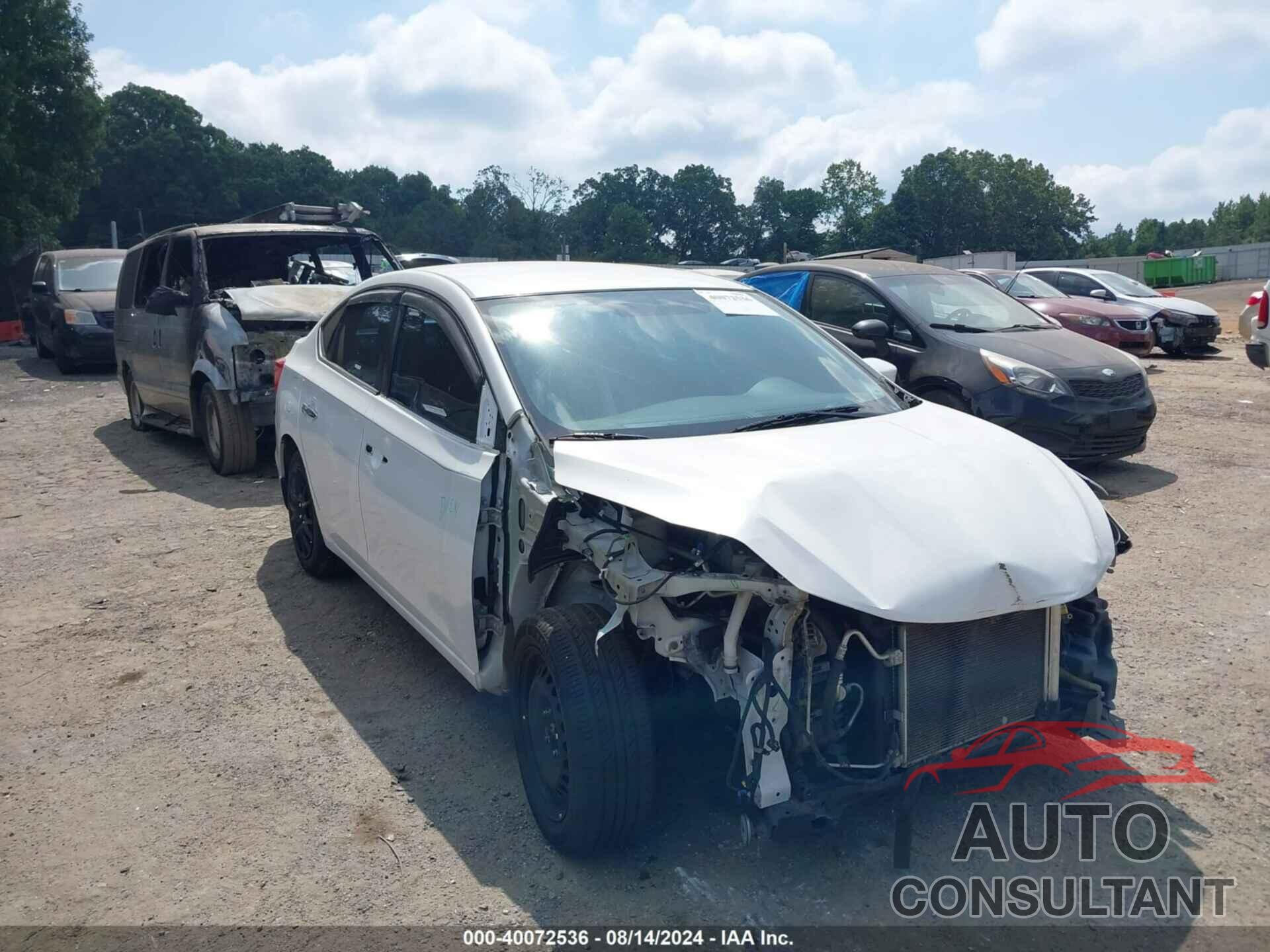 NISSAN SENTRA 2017 - 3N1AB7APXHL650264