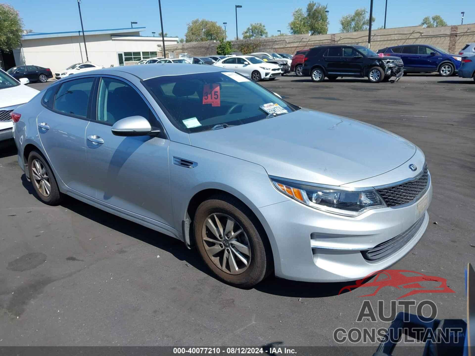 KIA OPTIMA 2018 - 5XXGT4L32JG239701
