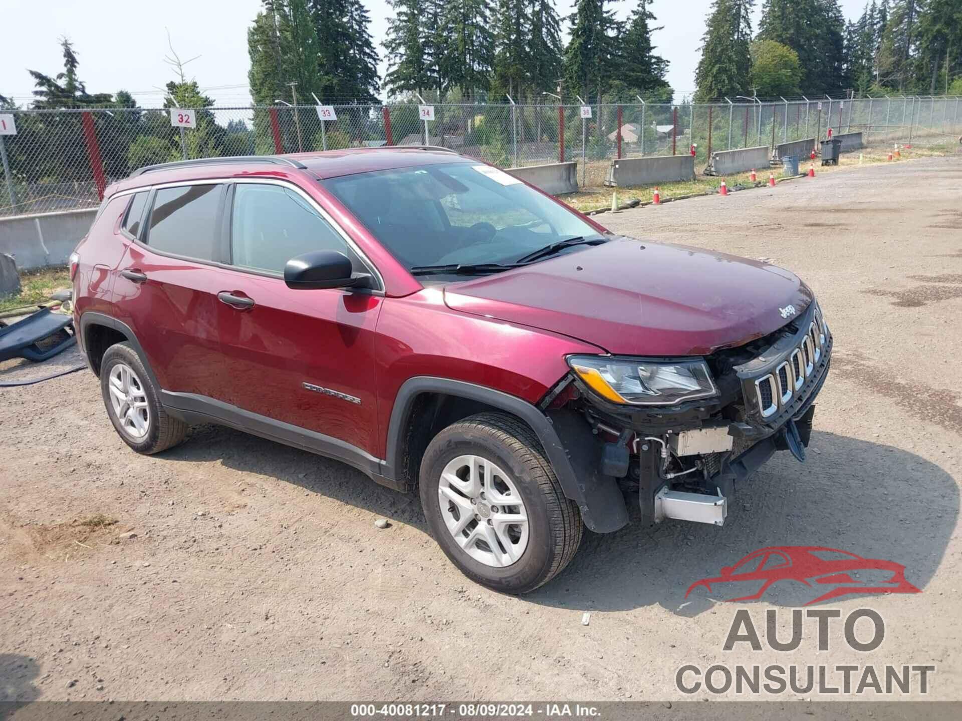 JEEP COMPASS 2021 - 3C4NJDAB7MT601957