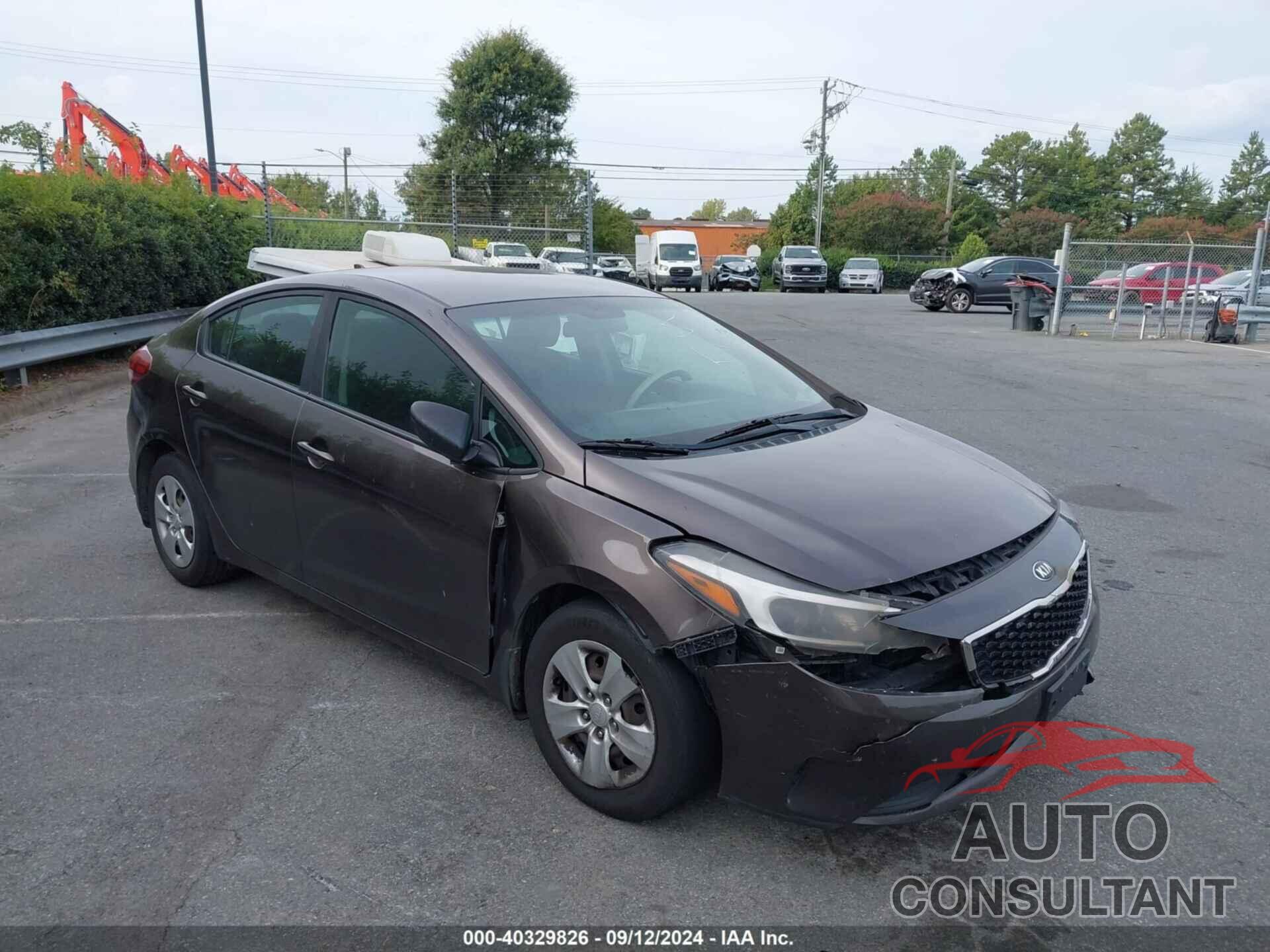 KIA FORTE 2017 - 3KPFK4A7XHE036336