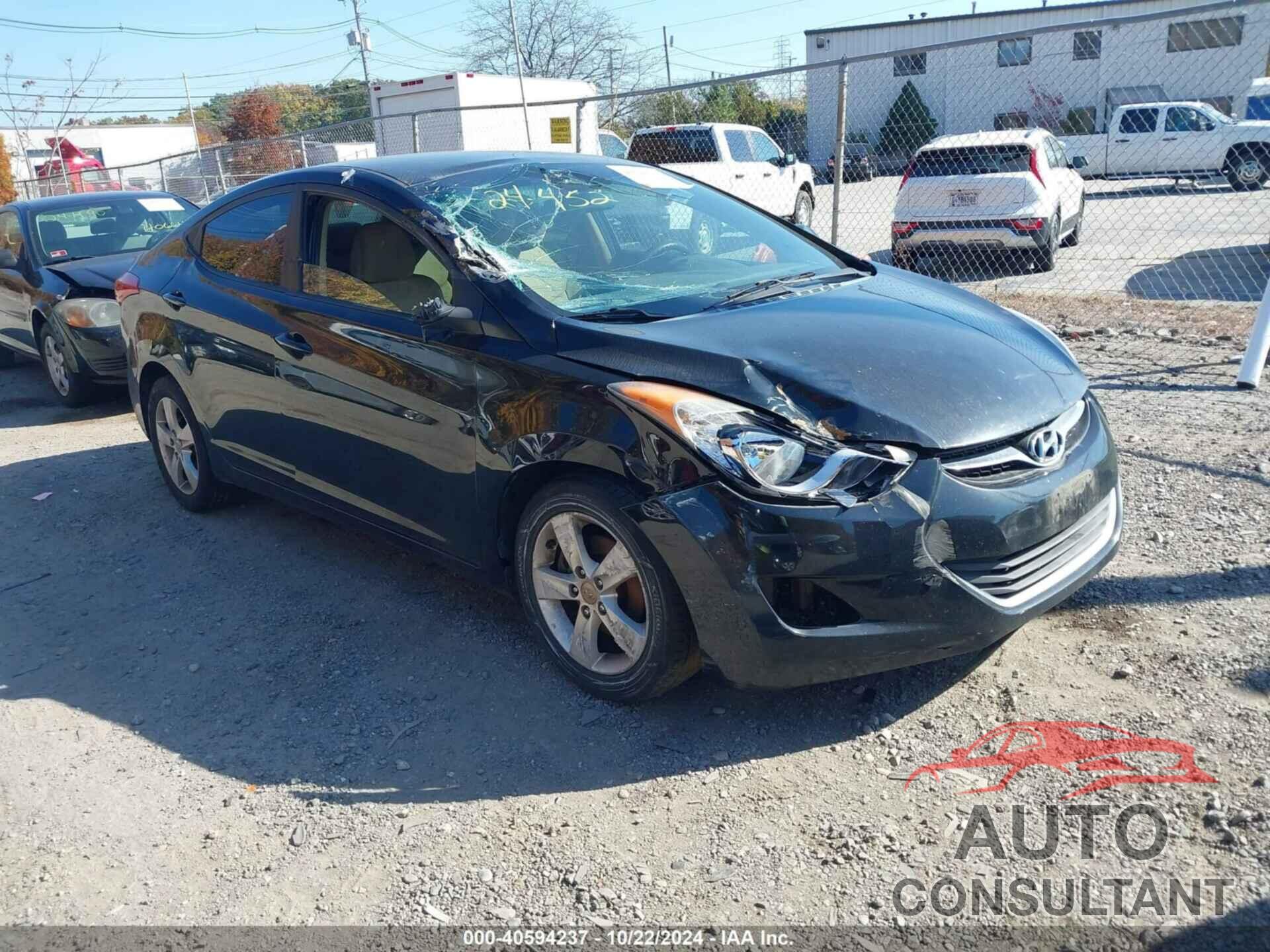 HYUNDAI ELANTRA 2012 - 5NPDH4AEXCH116809