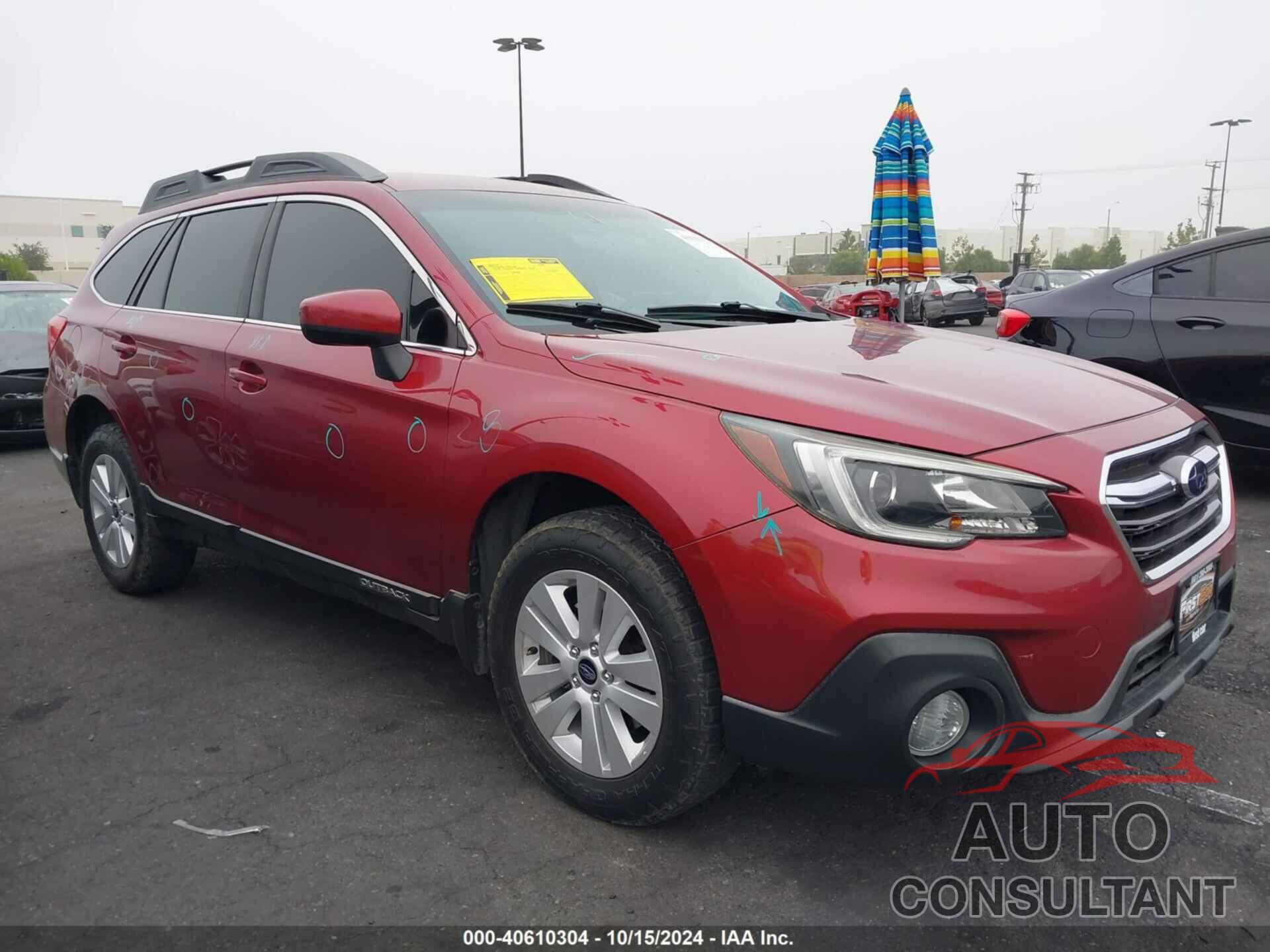 SUBARU OUTBACK 2018 - 4S4BSACCXJ3304267