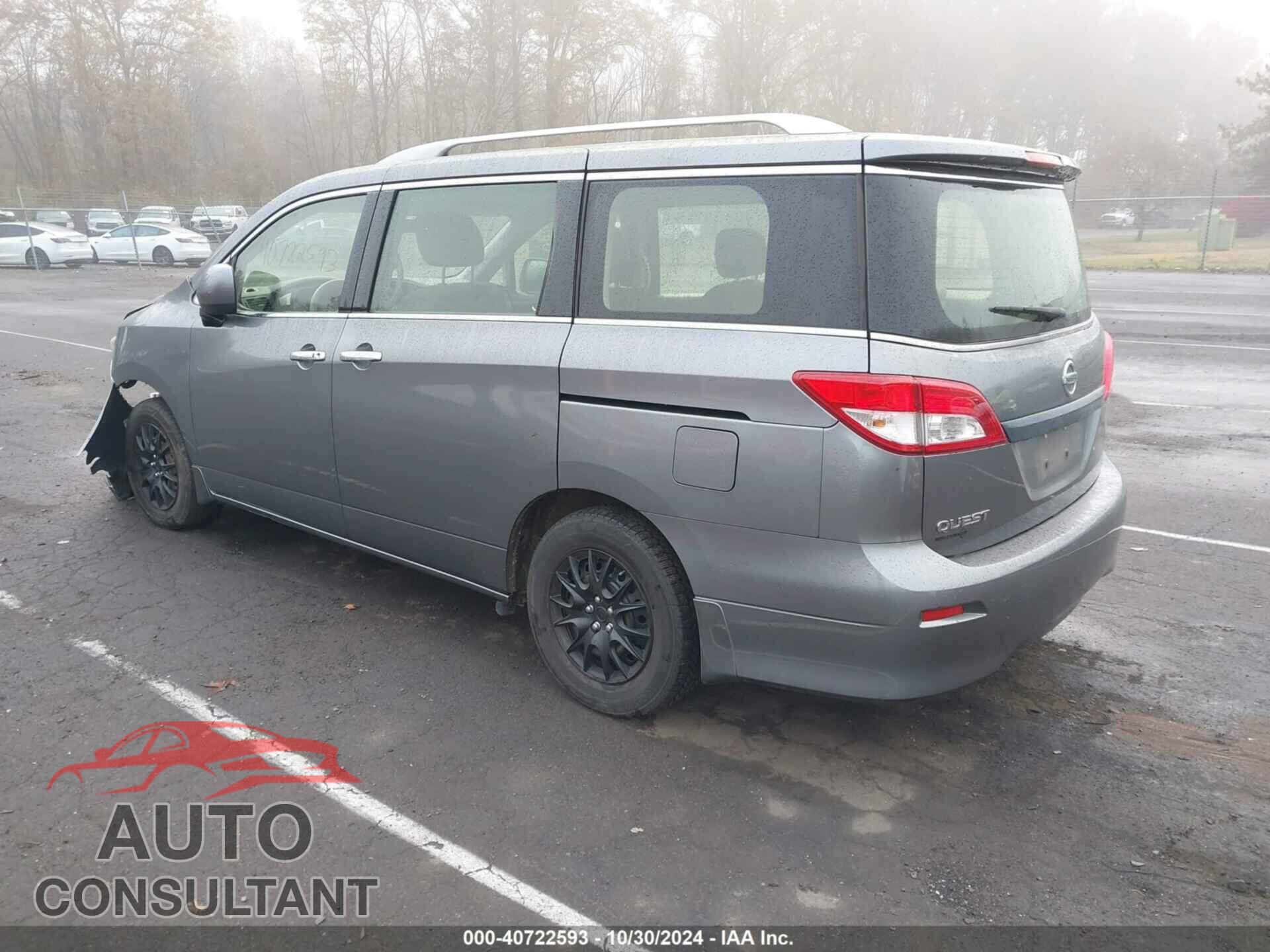 NISSAN QUEST 2015 - JN8AE2KP9F9133473