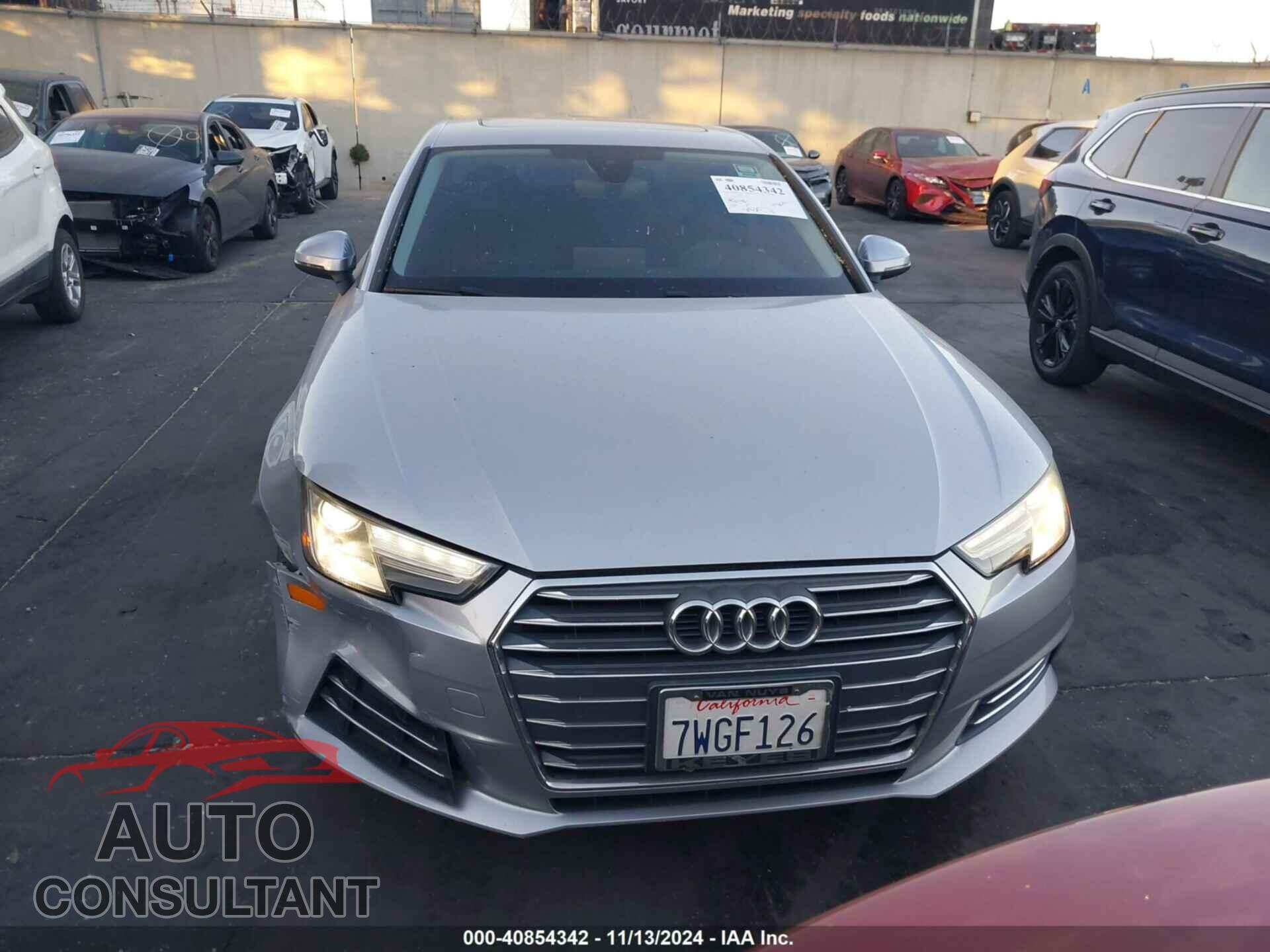 AUDI A4 2017 - WAUGNAF47HN003148