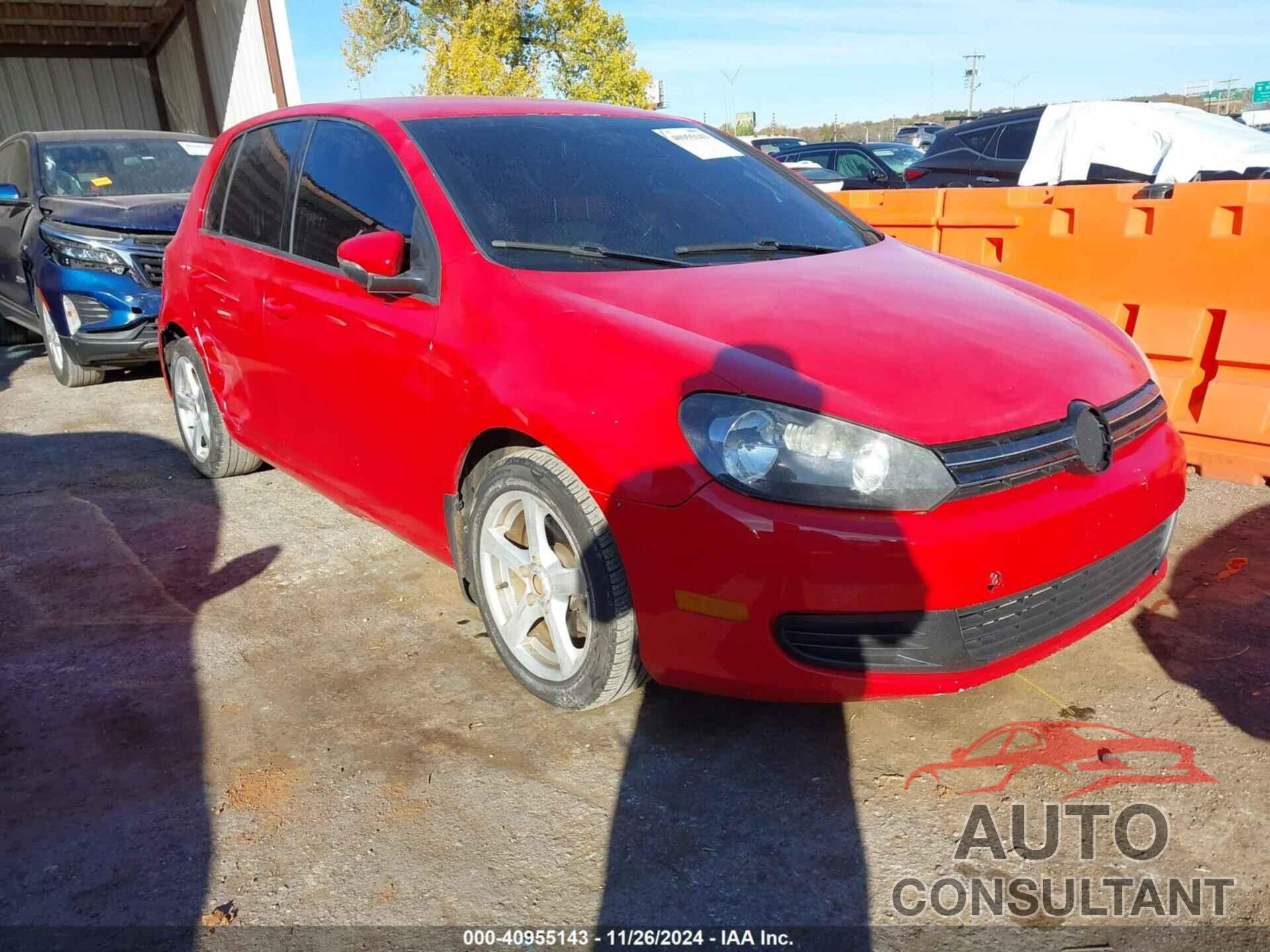 VOLKSWAGEN GOLF 2012 - WVWNM7AJ6CW168396