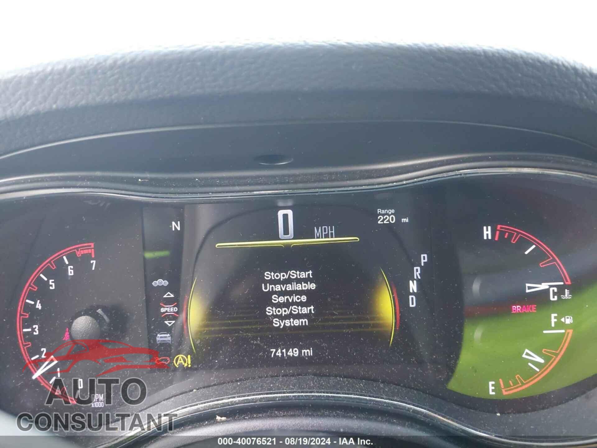DODGE DURANGO 2019 - 1C4RDJDG4KC722050