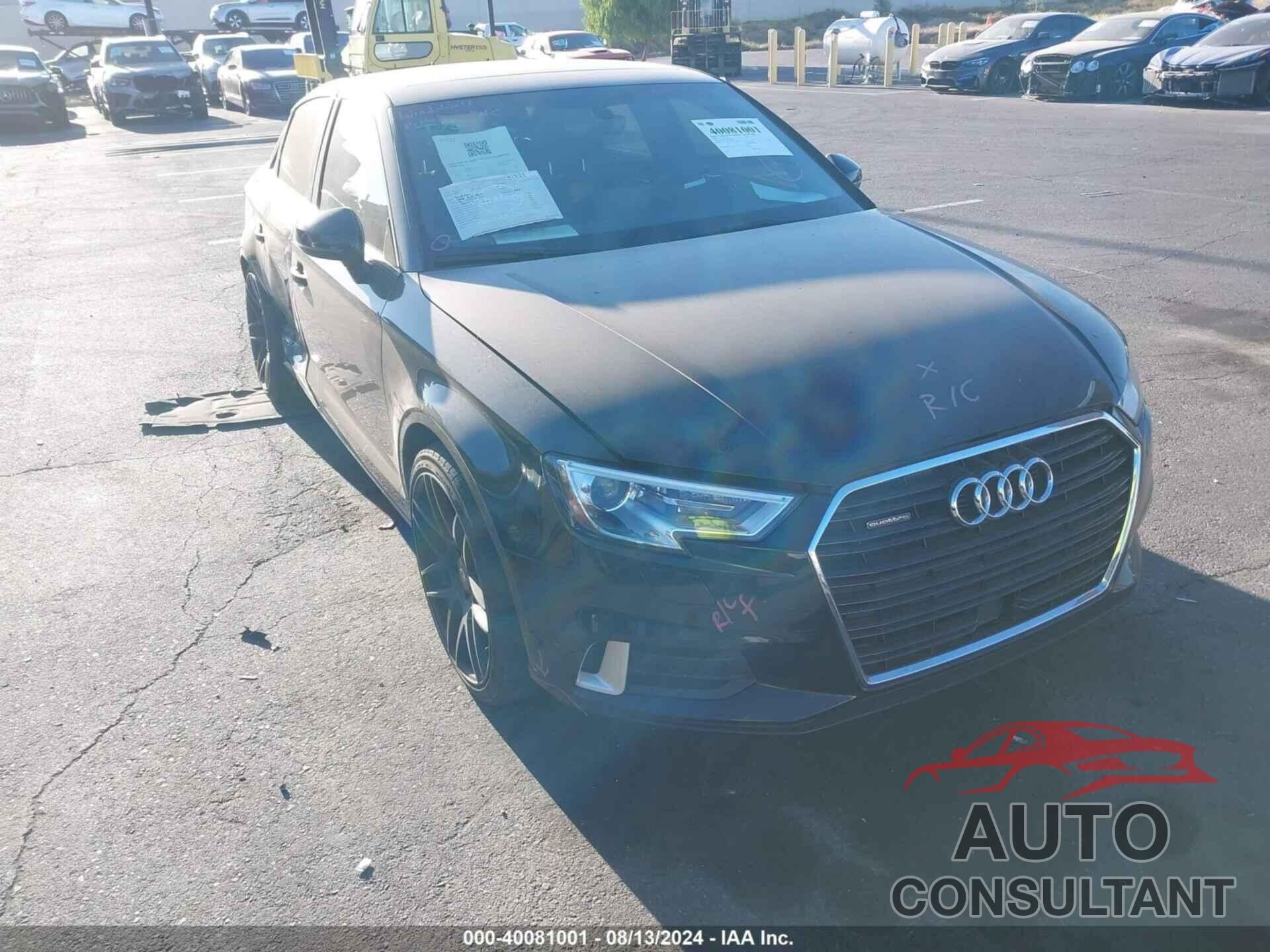 AUDI A3 2018 - WAUB8GFF1J1044149