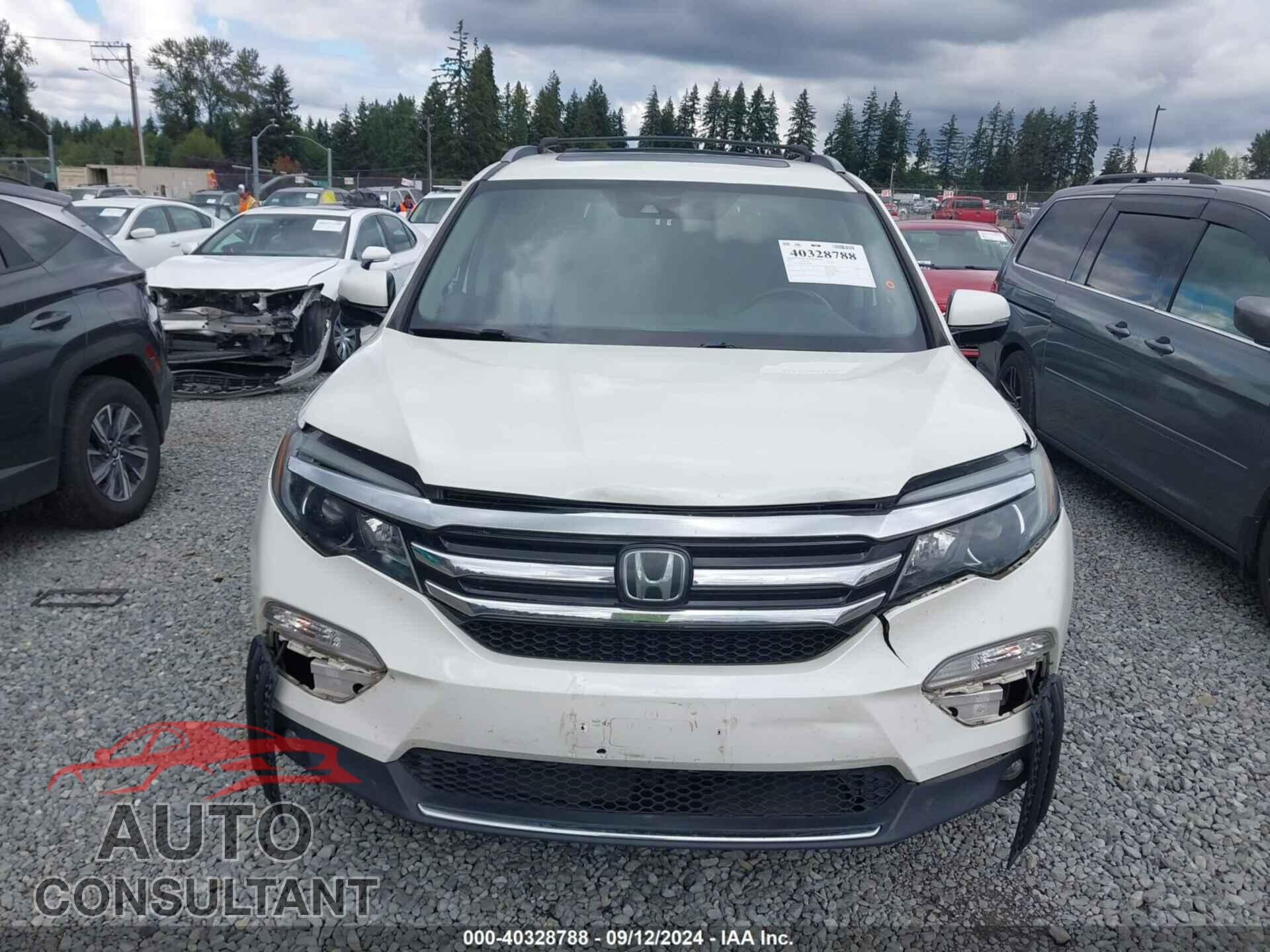 HONDA PILOT 2017 - 5FNYF6H9XHB080606