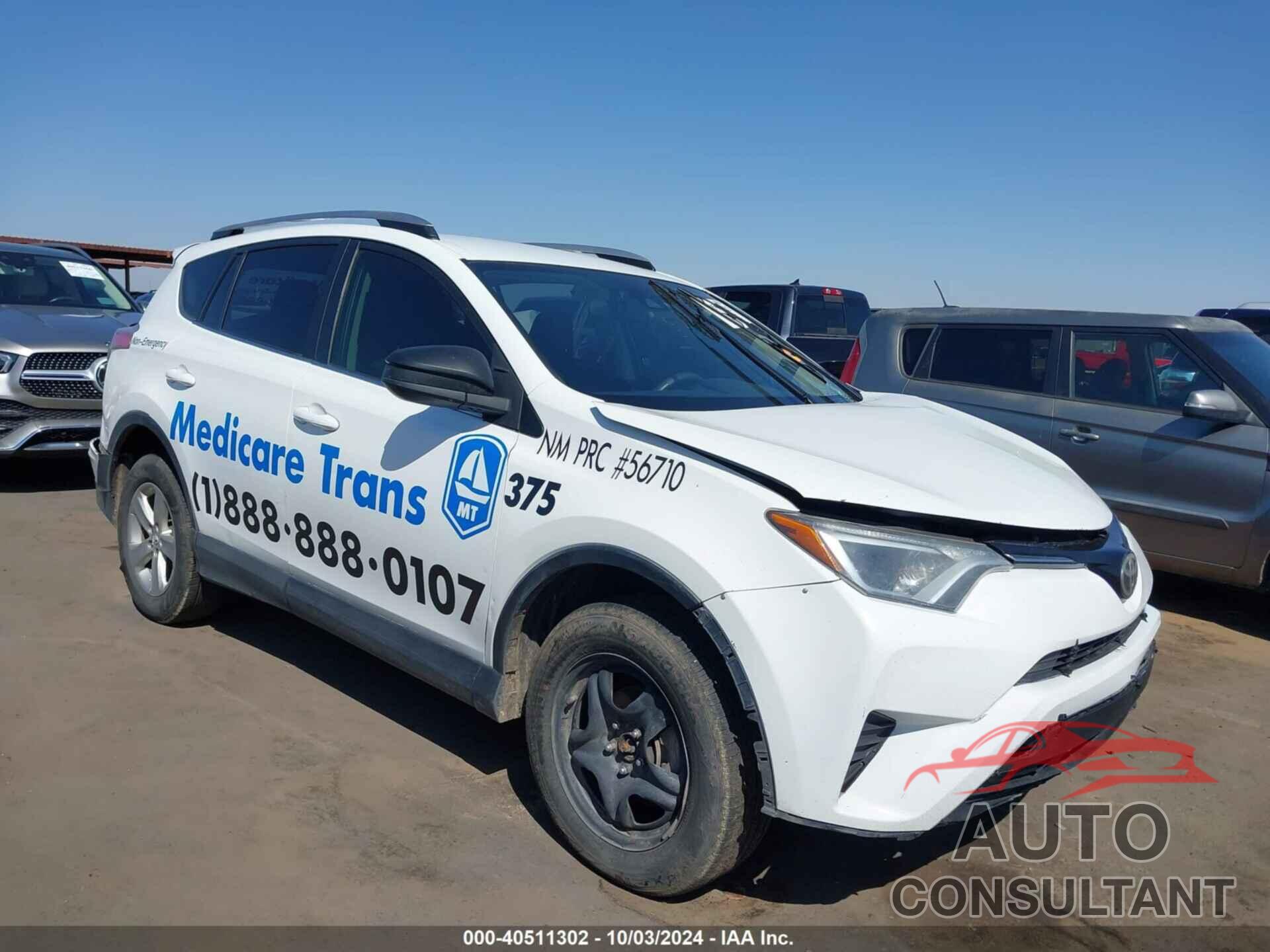 TOYOTA RAV4 2017 - JTMZFREV7HJ111391