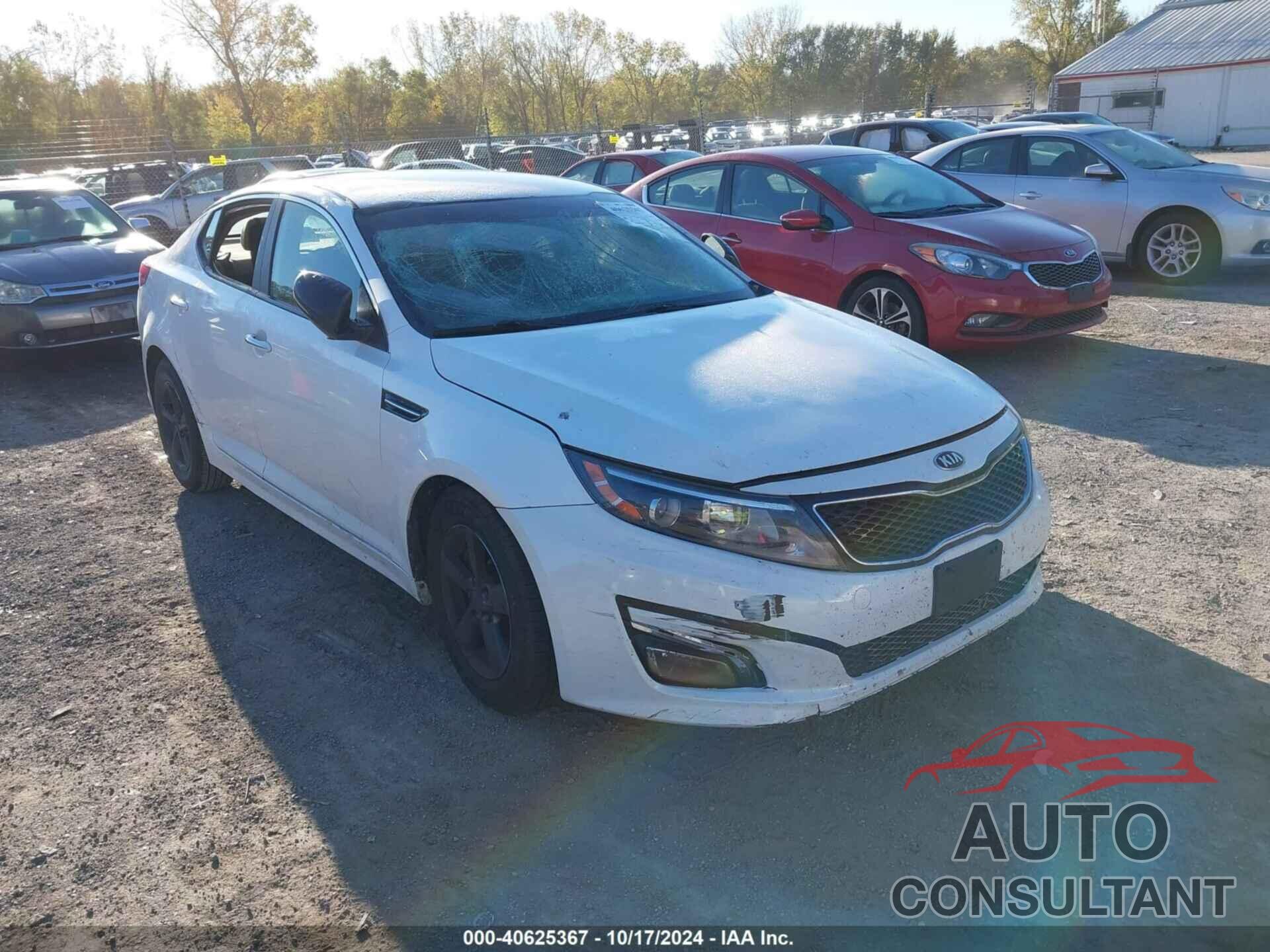 KIA OPTIMA 2015 - KNAGM4A76F5601332