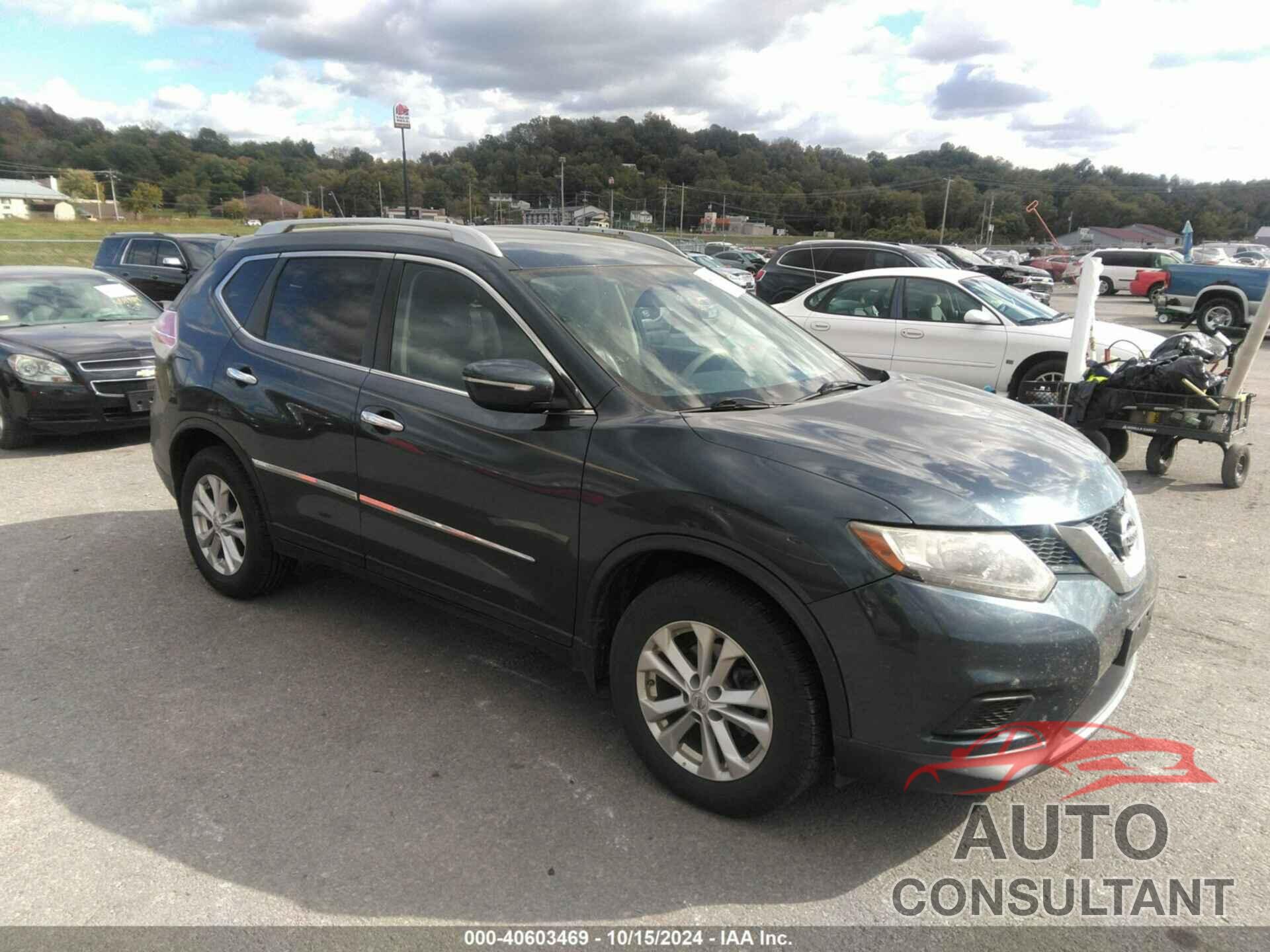 NISSAN ROGUE 2015 - KNMAT2MT6FP583279