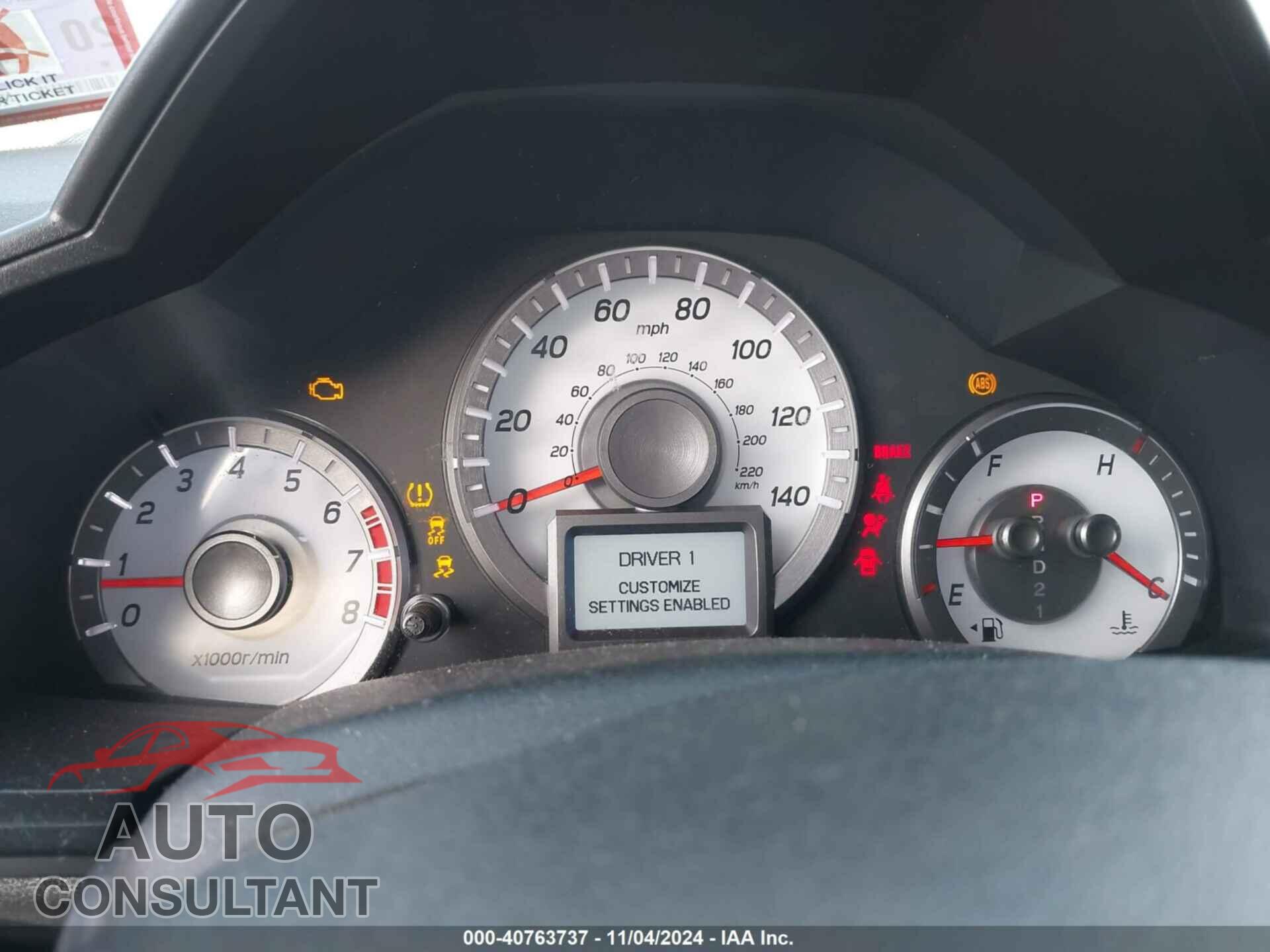 HONDA PILOT 2013 - 5FNYF4H99DB045327