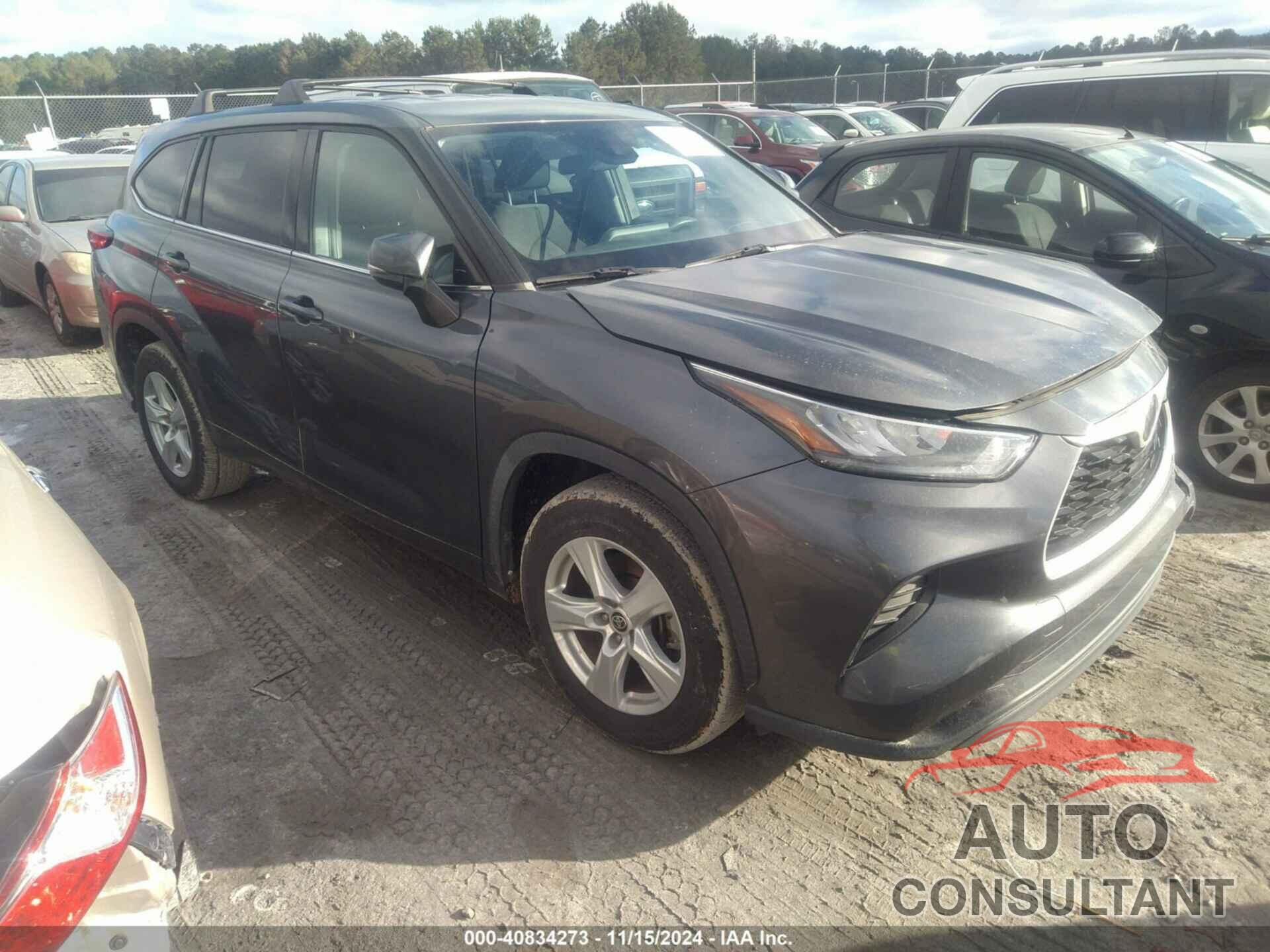 TOYOTA HIGHLANDER 2020 - 5TDCZRAH6LS506011