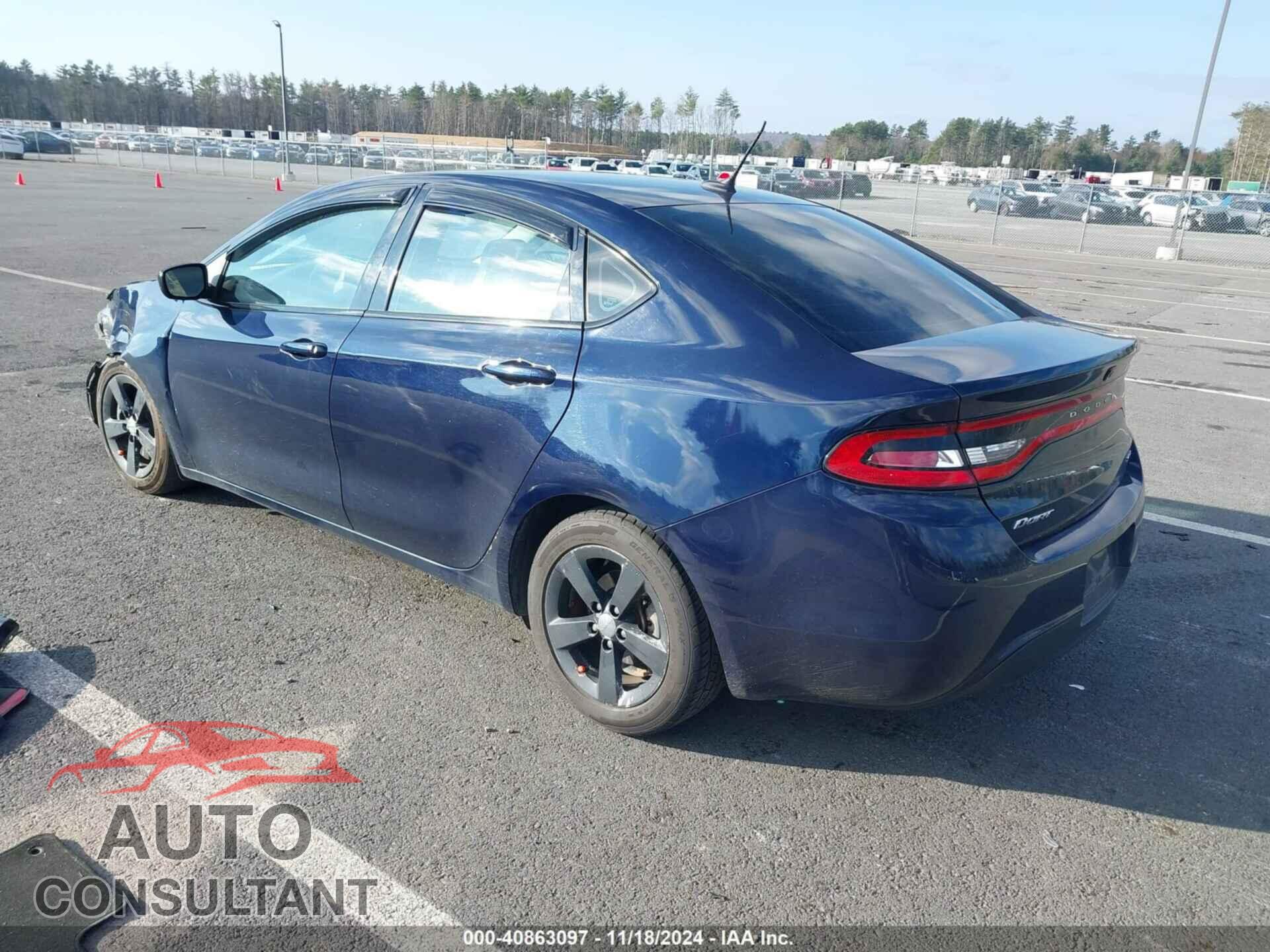 DODGE DART 2015 - 1C3CDFBB9FD121098