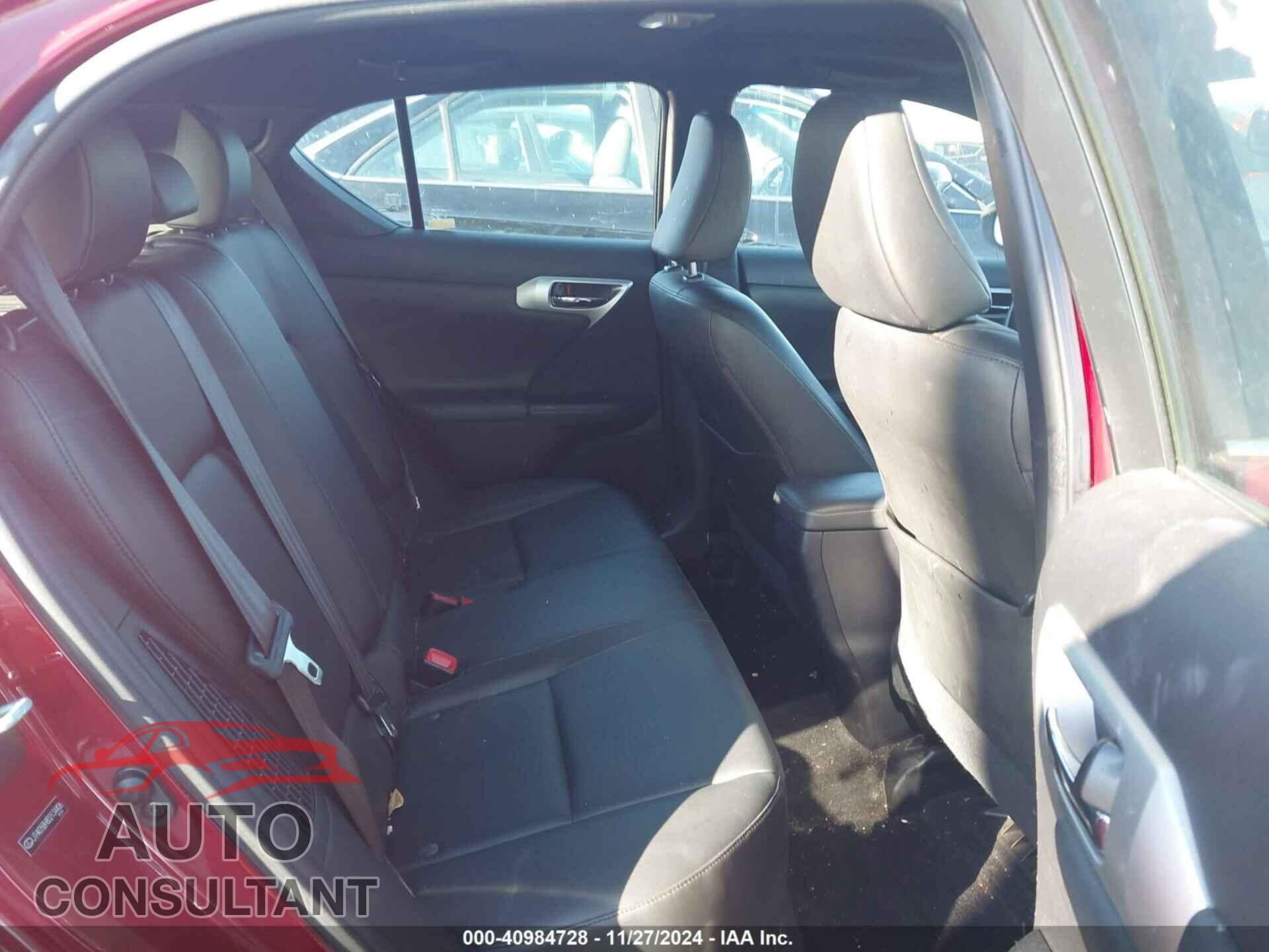 LEXUS CT 200H 2013 - JTHKD5BH8D2134406