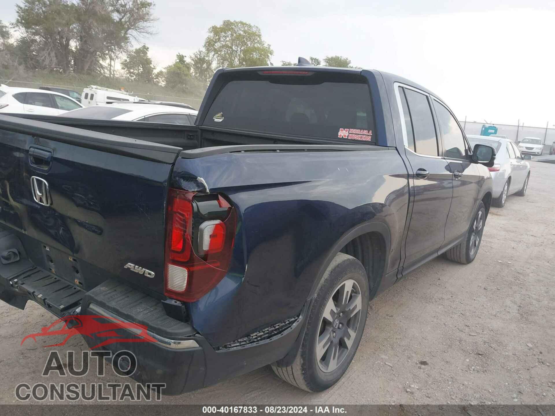 HONDA RIDGELINE 2017 - 5FPYK3F66HB003015