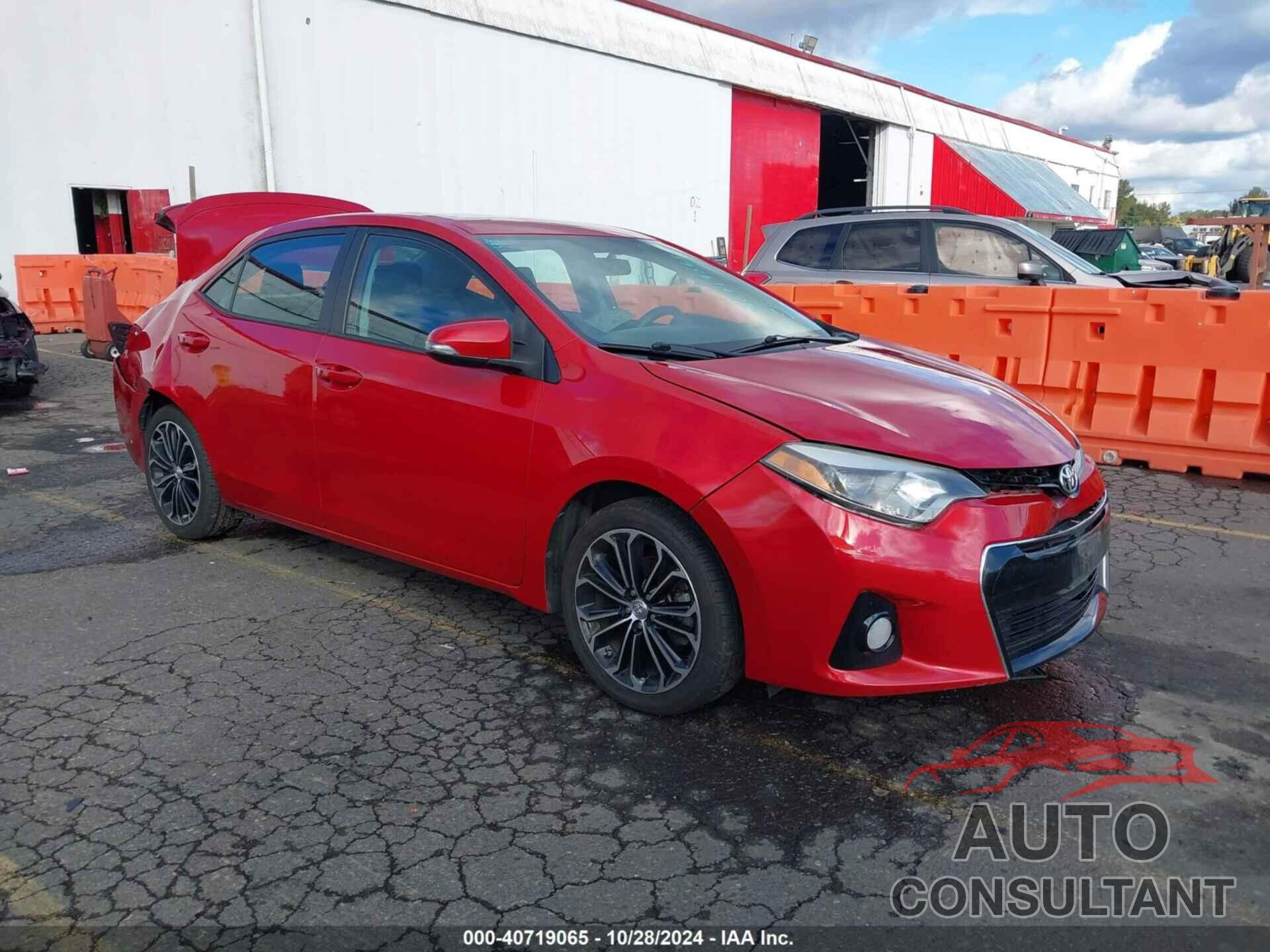 TOYOTA COROLLA 2016 - 2T1BURHE0GC624575
