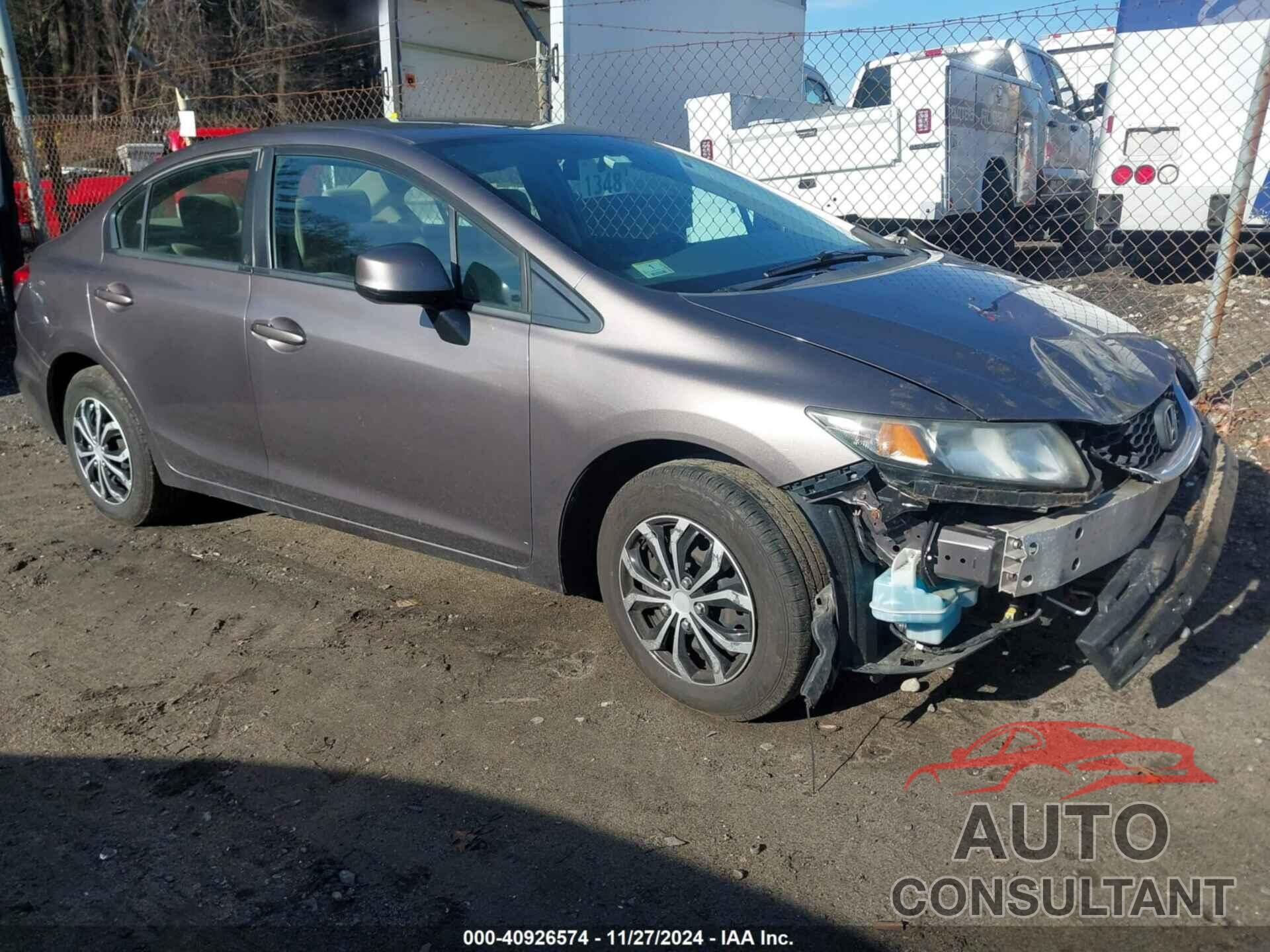 HONDA CIVIC 2013 - 19XFB2E57DE099305